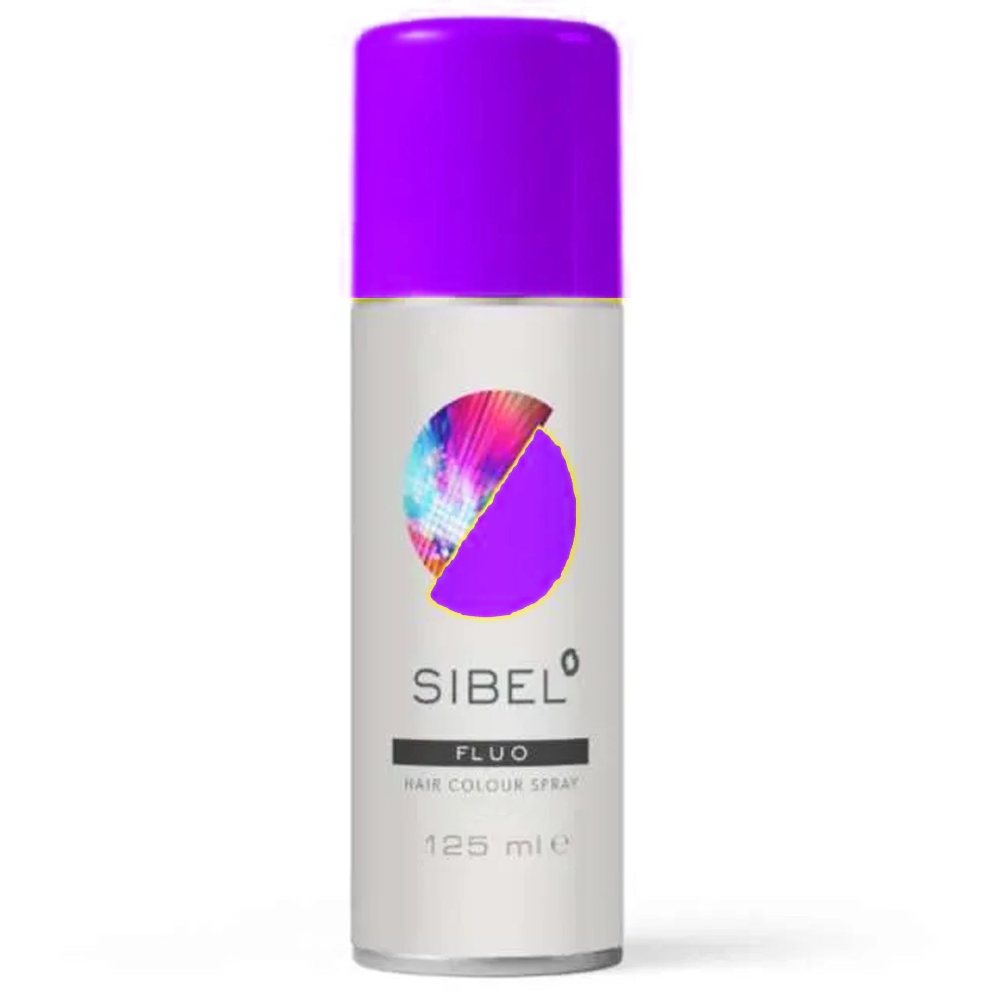 Sibel Fluo Spray Colorante Temporaneo per Capelli 125ml - Purple