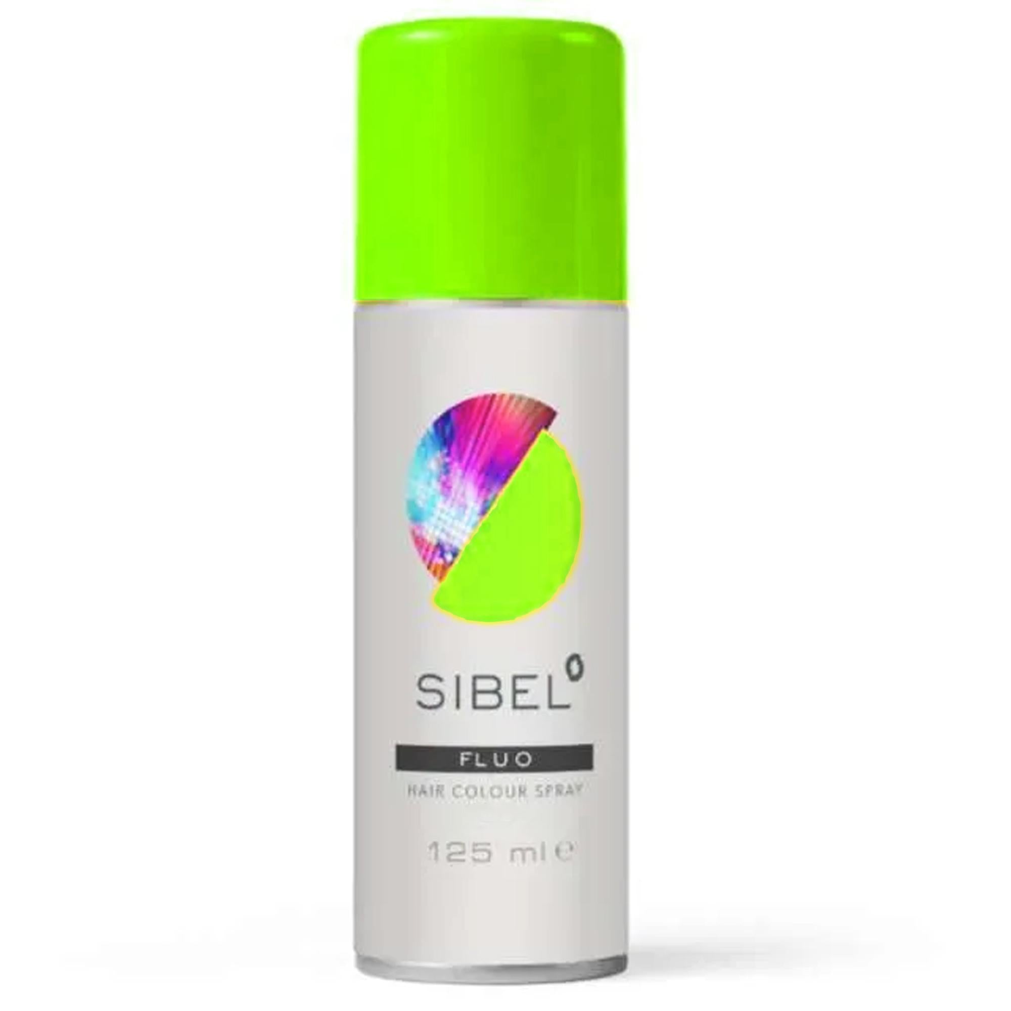 Sibel Fluo Spray Colorante Temporaneo per Capelli 125ml - Green