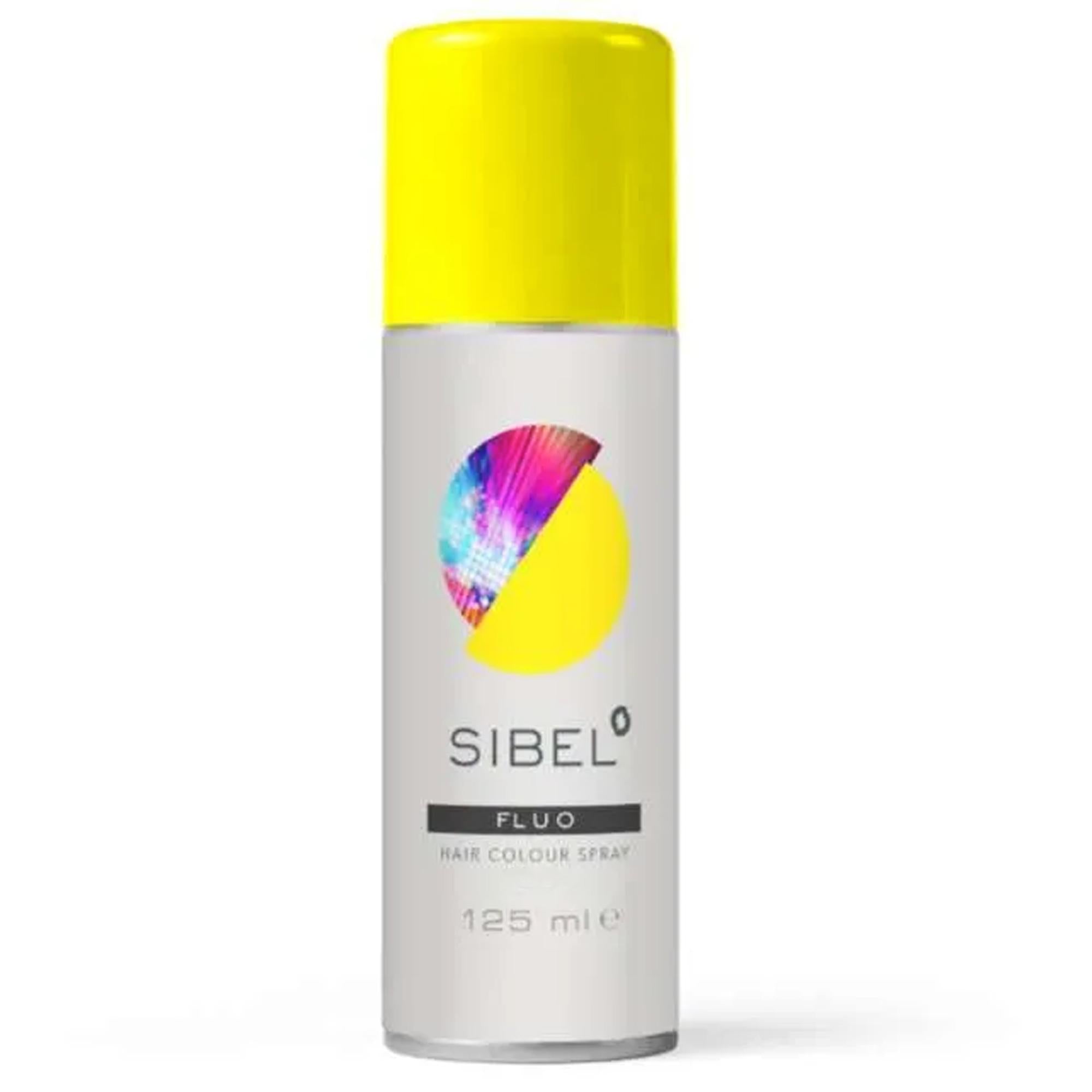 Sibel Fluo Spray Colorante Temporaneo per Capelli 125ml - Yellow