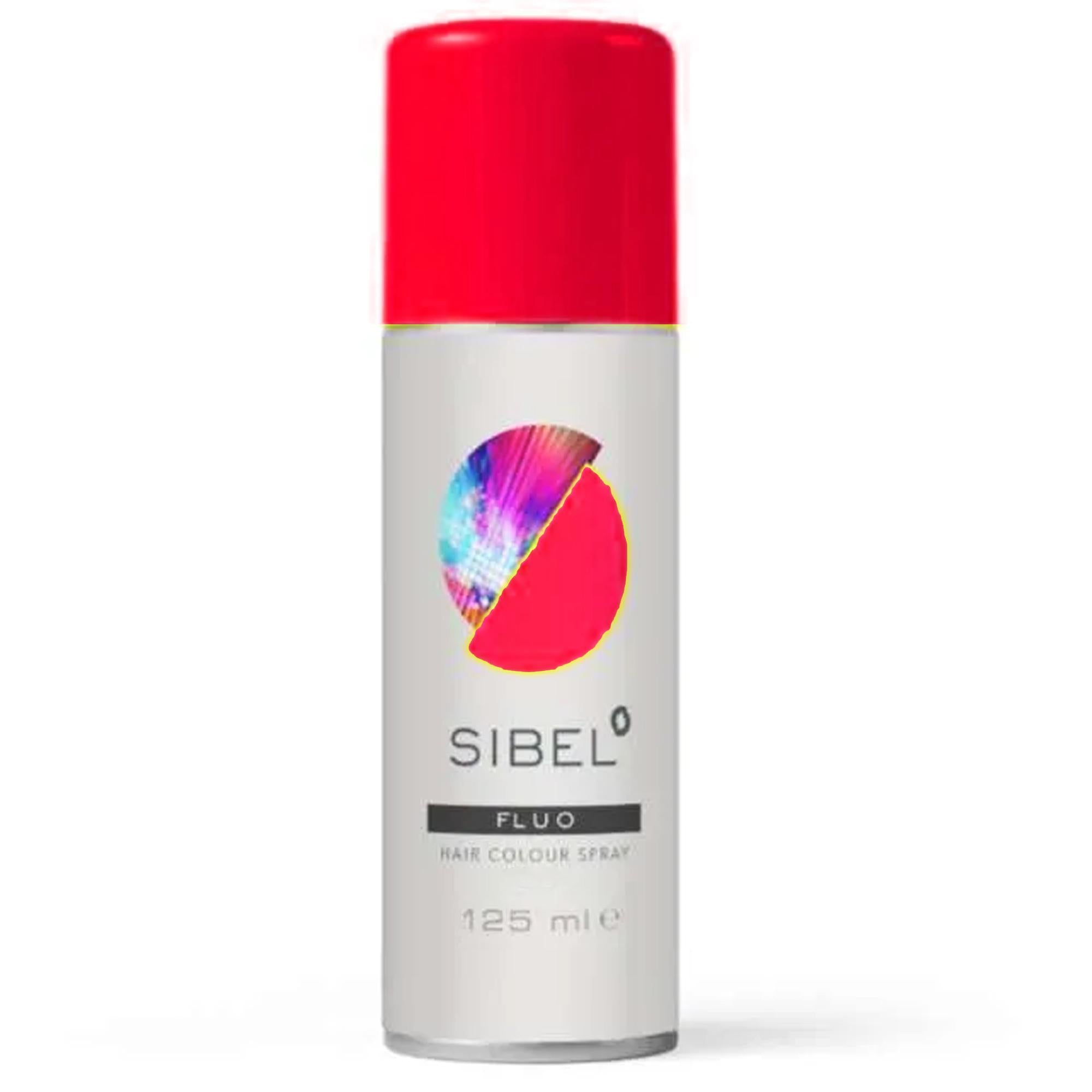 Sibel Fluo Spray Colorante Temporaneo per Capelli 125ml - Red