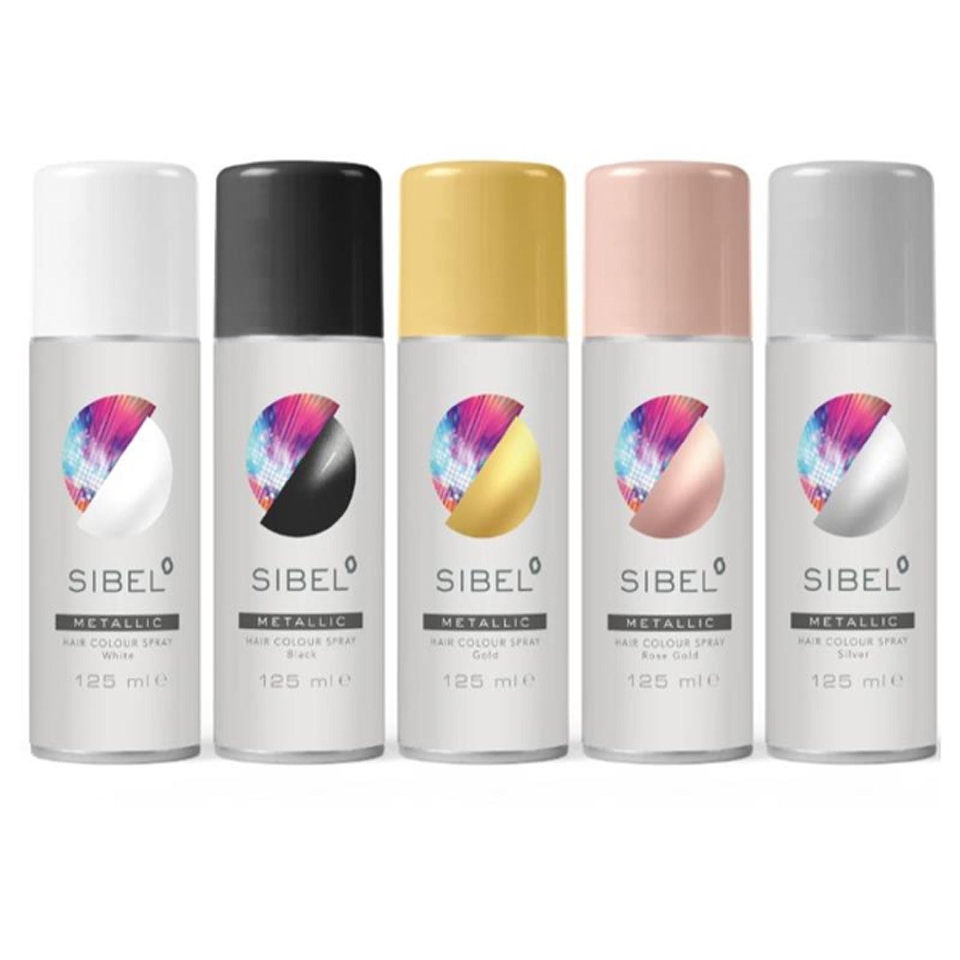 Sibel Metallic Spray Colorante Temporaneo per Capelli - 125ml