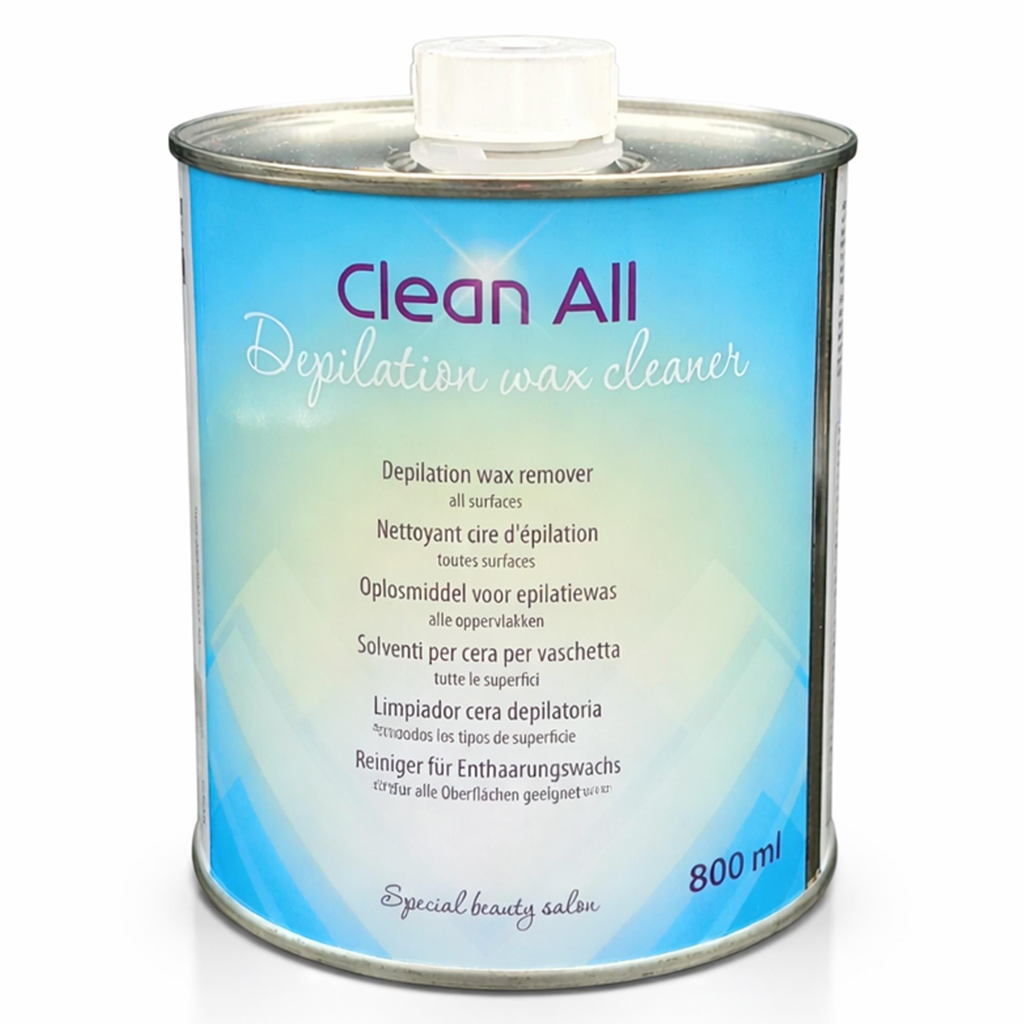 Sibel Clean All Solvente per Rimozione Cera Epilatoria - 800ml