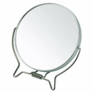 Barburys Specchio Rotondo in Metallo con Doppia Lente
