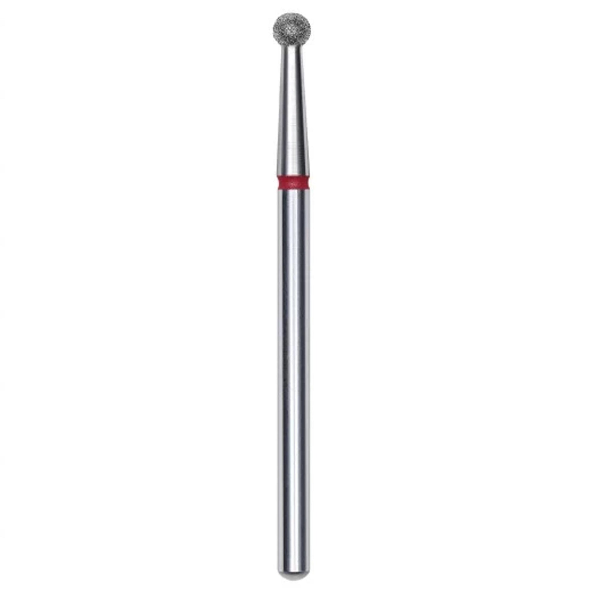 Staleks Pro Punta Fresa Diamantata a Sfera Rosso - 2,7mm
