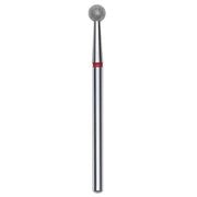 Staleks Pro Punta Fresa Diamantata a Sfera Rosso - 4mm