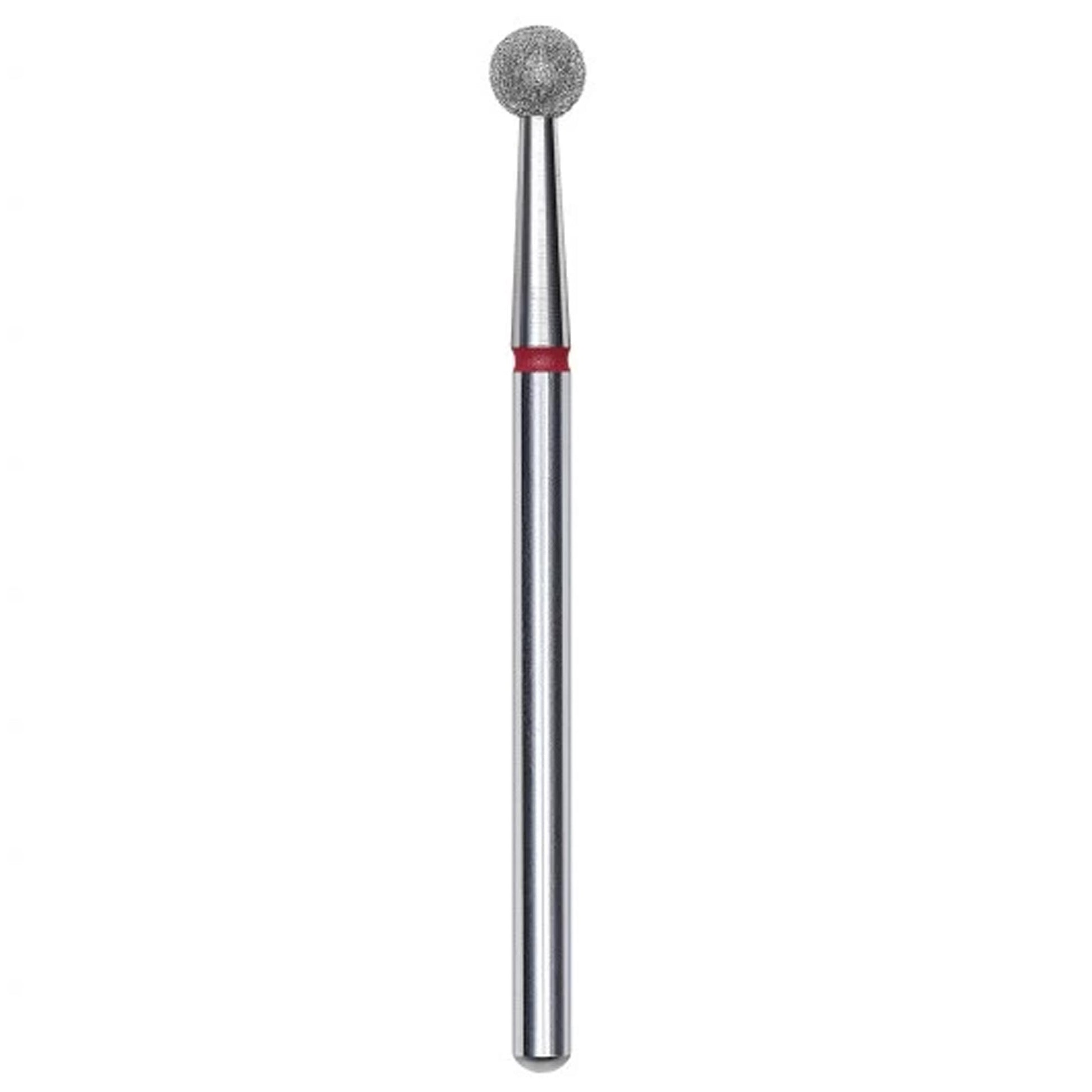 Staleks Pro Punta Fresa Diamantata a Sfera Rosso - 4mm