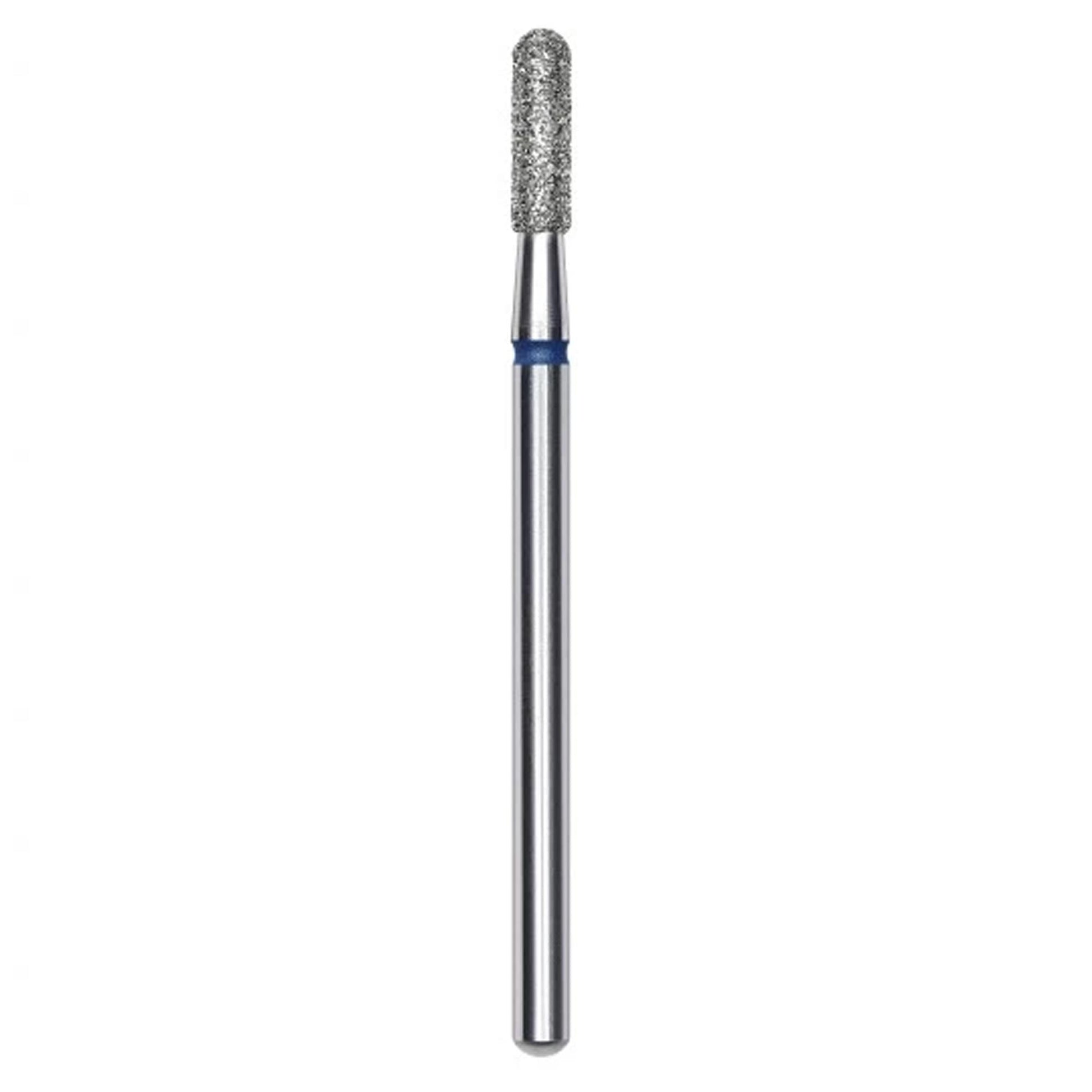 Staleks Pro Punta Fresa Diamantata Cilindro Arrotondato Blu - 2,3mm