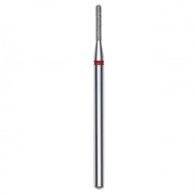 Staleks Pro Punta Fresa Diamantata Cilindro Arrotondato Rosso - 1,4mm
