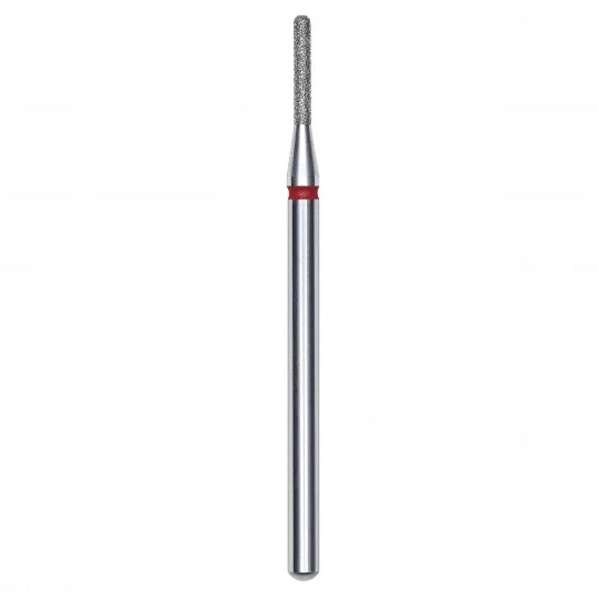 Staleks Pro Punta Fresa Diamantata Cilindro Arrotondato Rosso - 1,4mm