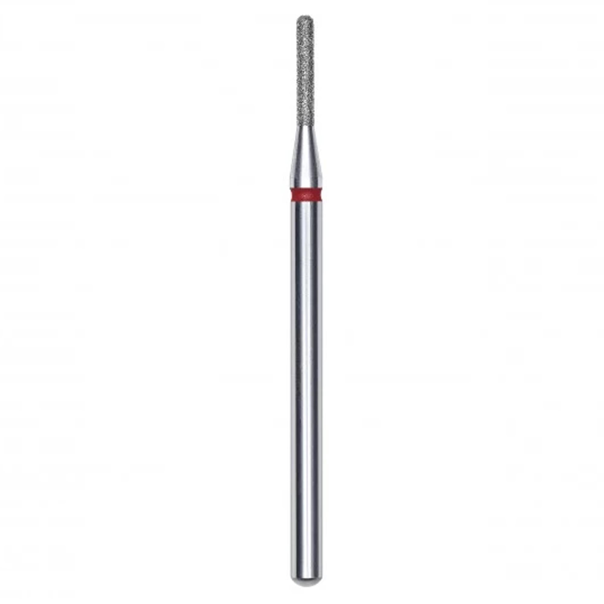 Staleks Pro Punta Fresa Diamantata Cilindro Arrotondato Rosso - 1,4mm