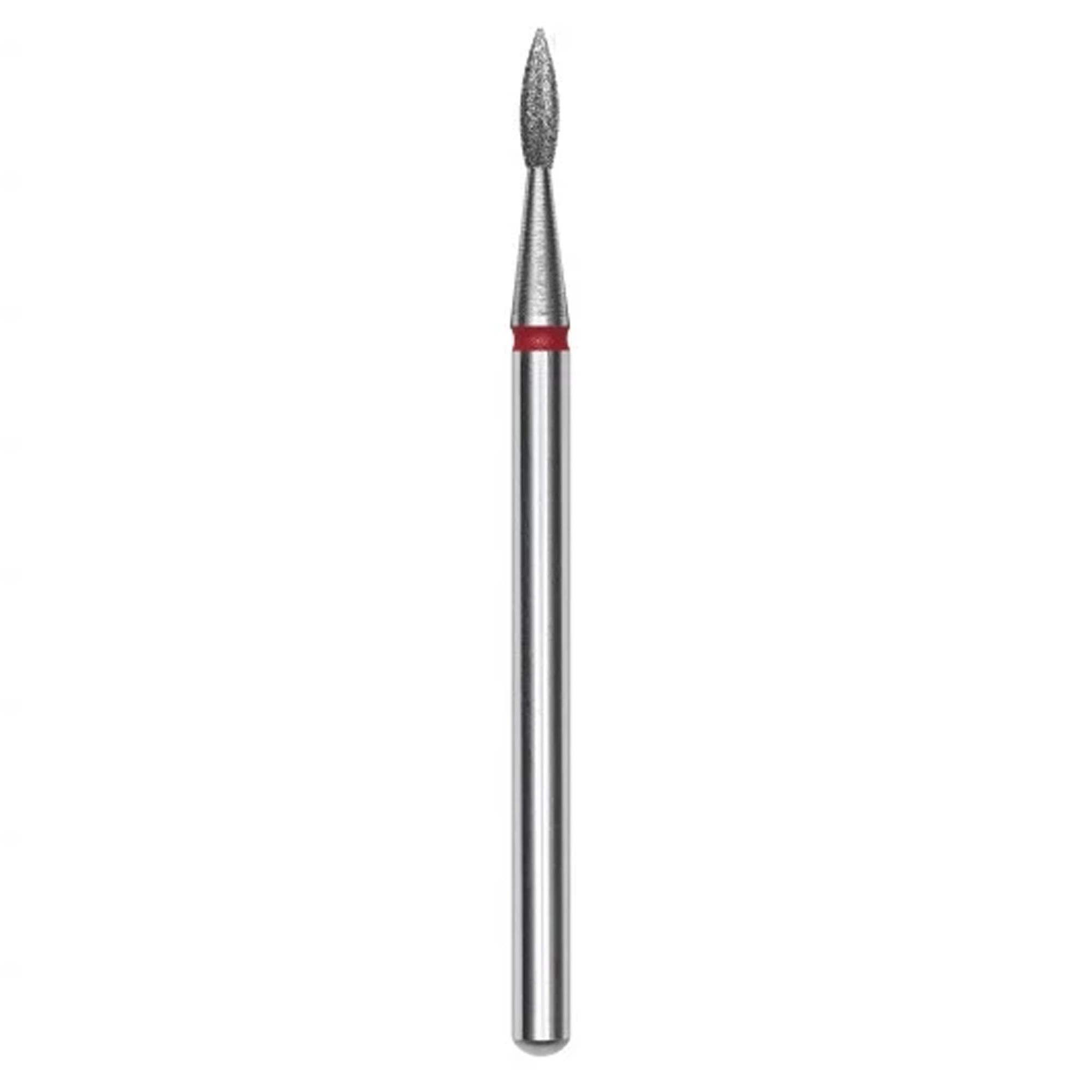 Staleks Pro Punta Fresa Diamantata Fiamma Appuntita Rosso - 1,8mm