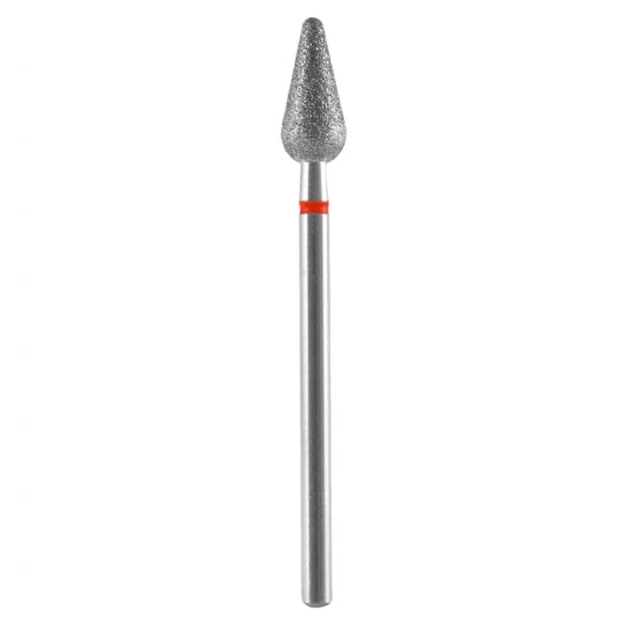 Staleks Pro Punta Fresa Diamantata Pera Arrotondata Rosso - 5mm