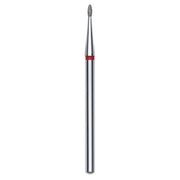 Staleks Pro Punta Fresa Diamantata Gemma Arrotondata Rosso - 1,2mm