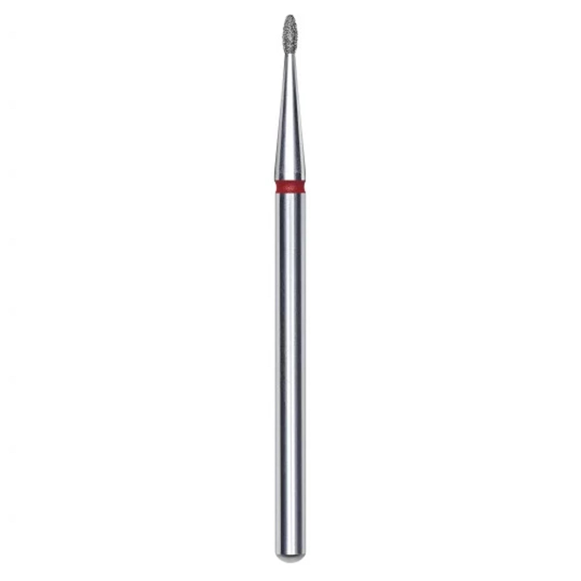 Staleks Pro Punta Fresa Diamantata Gemma Arrotondata Rosso - 1,2mm