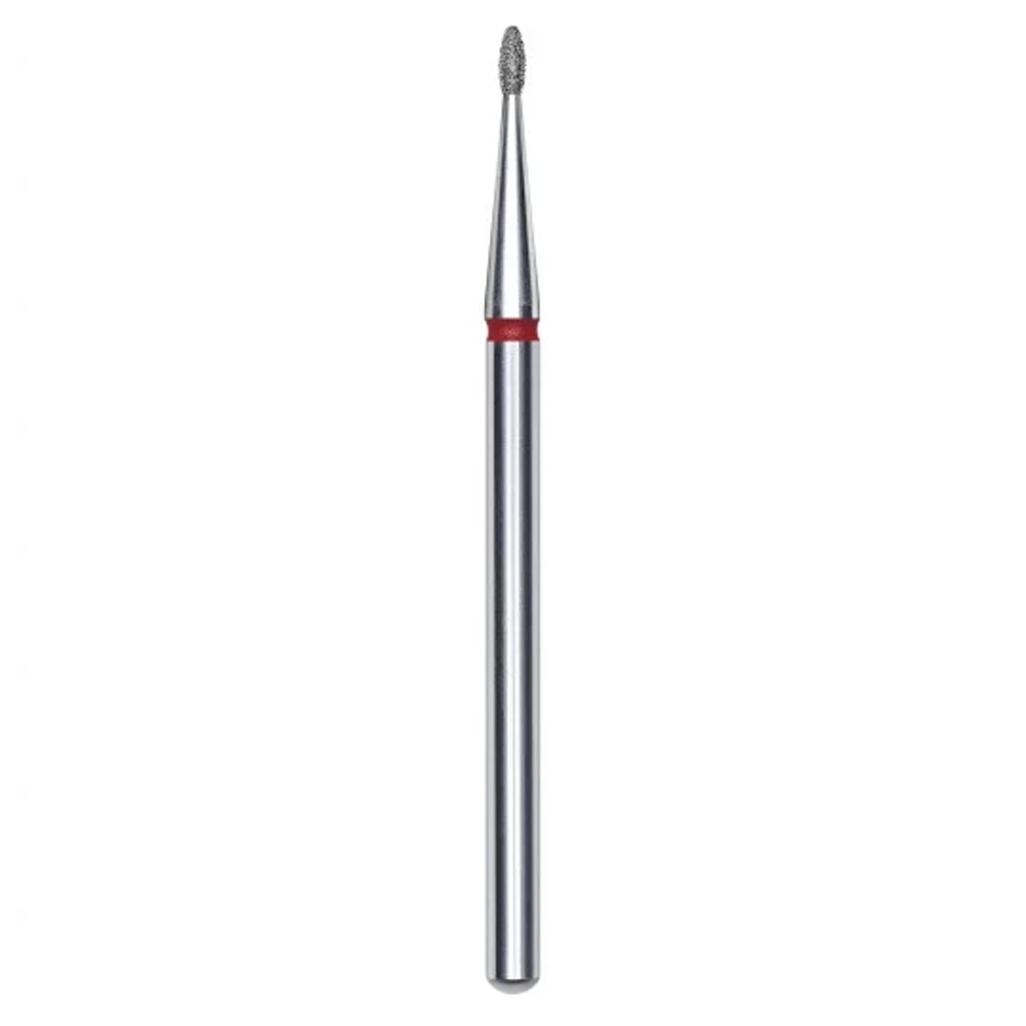 Staleks Pro Punta Fresa Diamantata Gemma Arrotondata Rosso - 1,2mm
