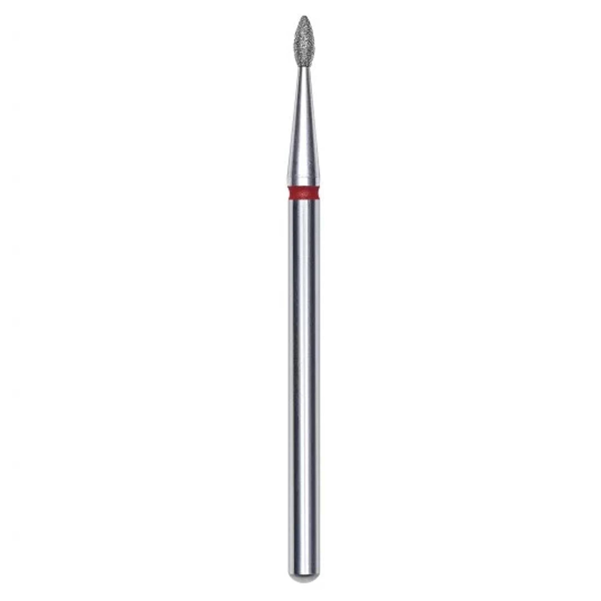 Staleks Pro Punta Fresa Diamantata Goccia Rosso - 1,6mm