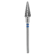 Staleks Pro Punta Fresa per Mancini Carbide Conica Blu - 6mm