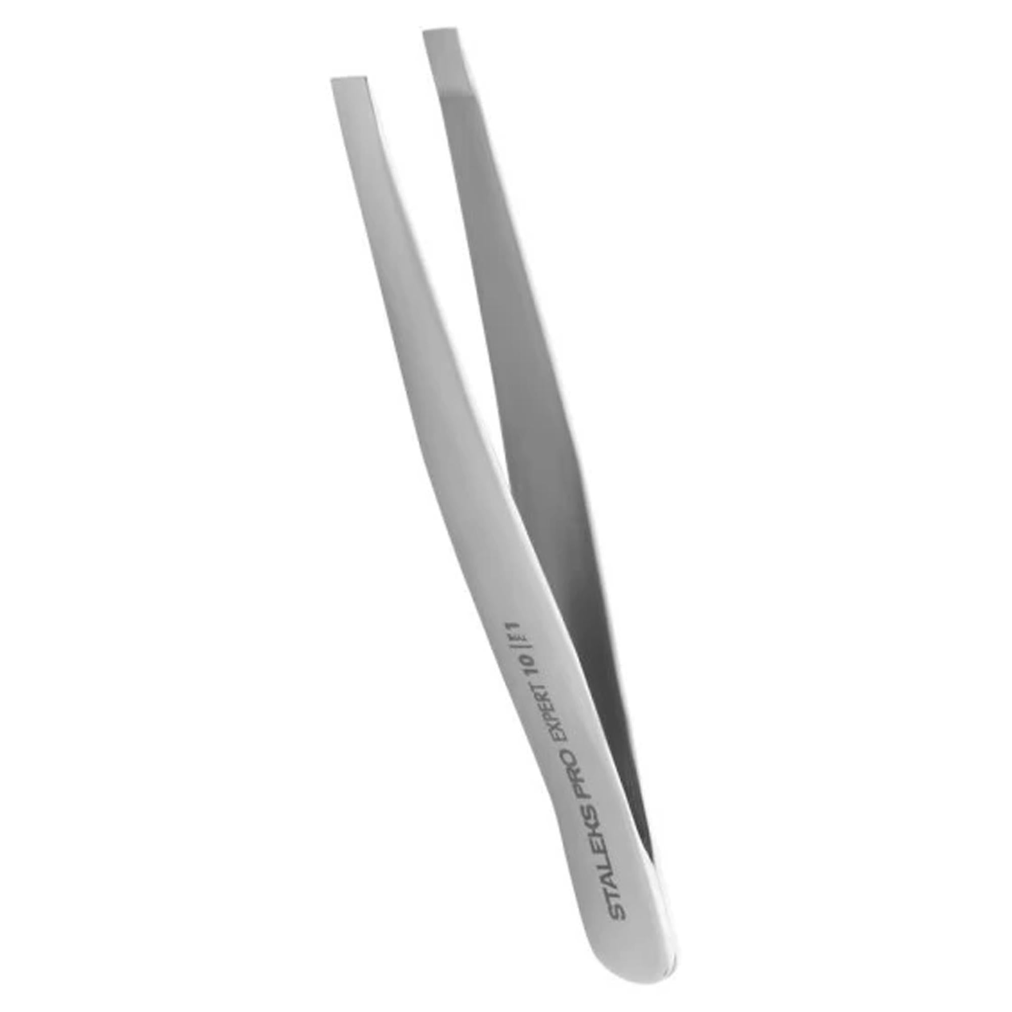 Staleks Pro Pinzetta Sopracciglia Expert 10 - Larga Dritta