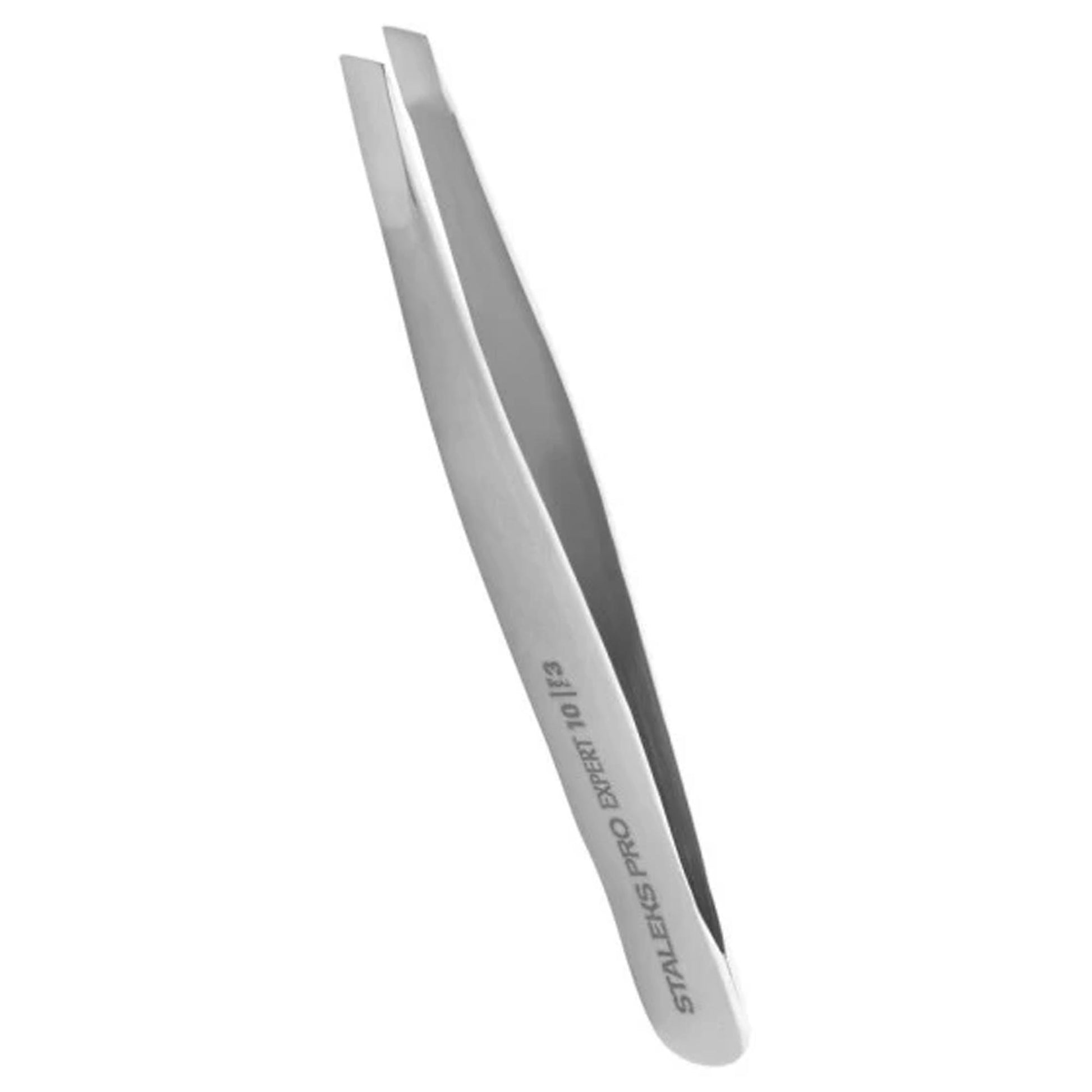 Staleks Pro Pinzetta Sopracciglia Expert 10 - Larga Obliqua
