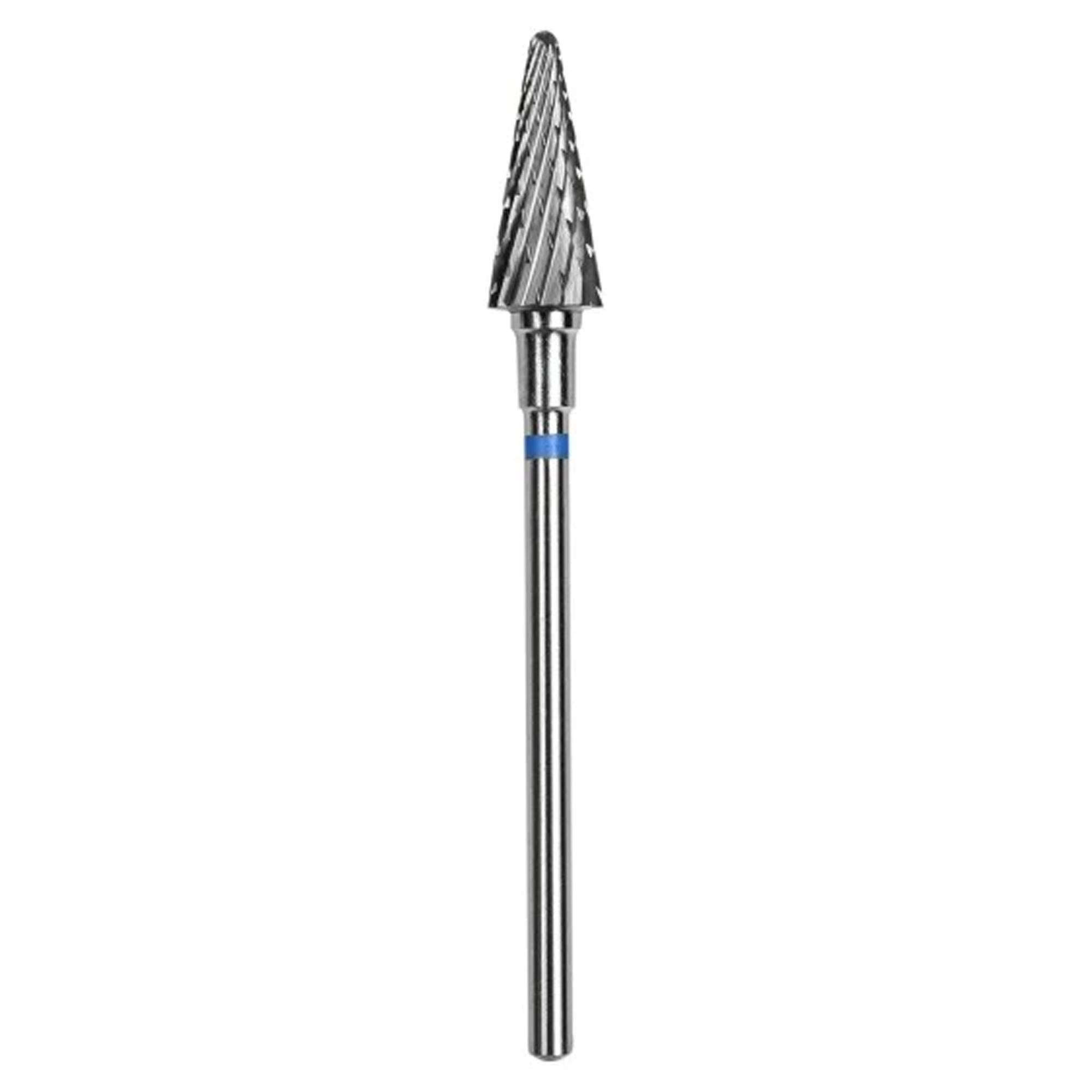 Staleks Pro Punta Fresa Carbide Cono Blu - 6mm