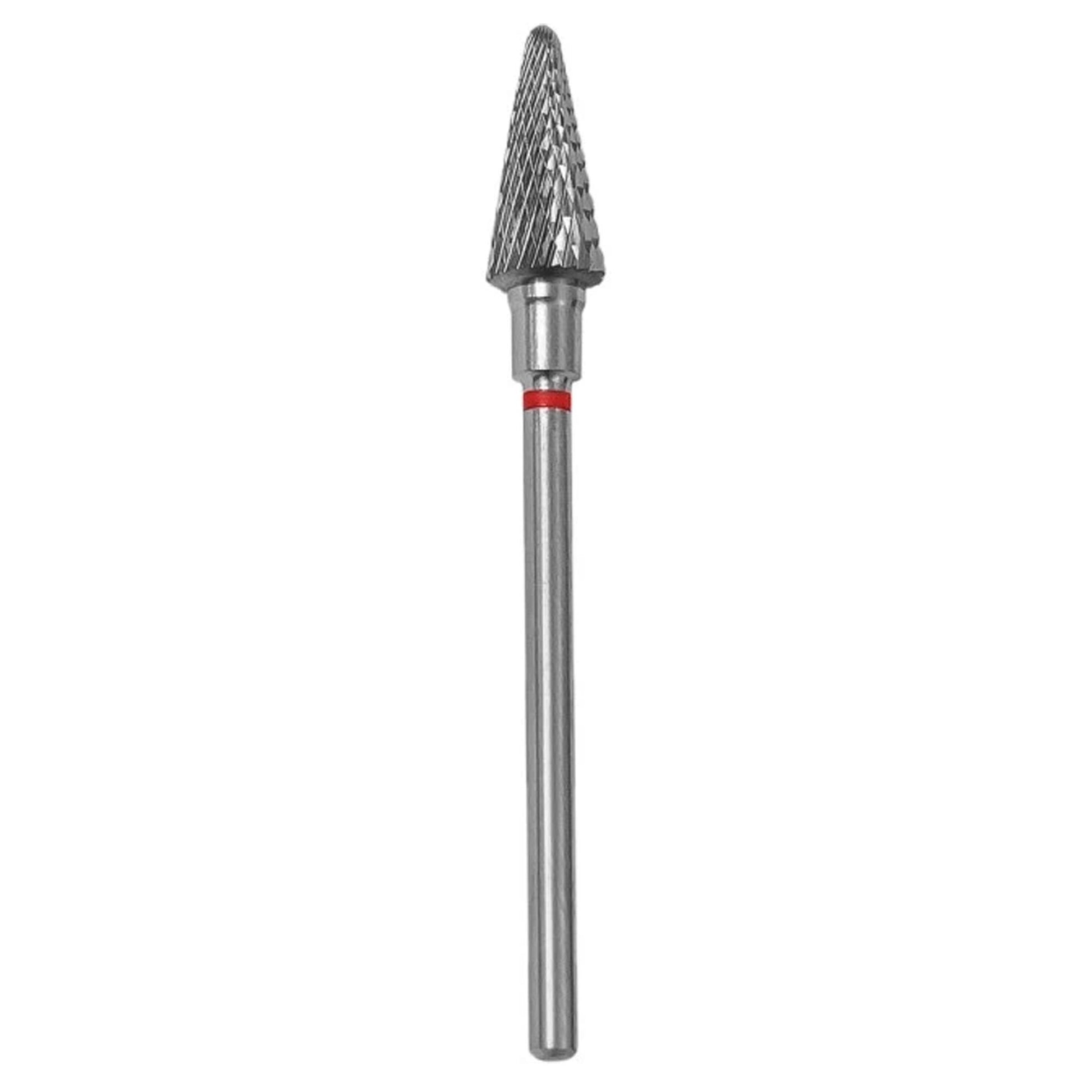 Staleks Pro Punta Fresa Carbide Cono Rosso - 6mm