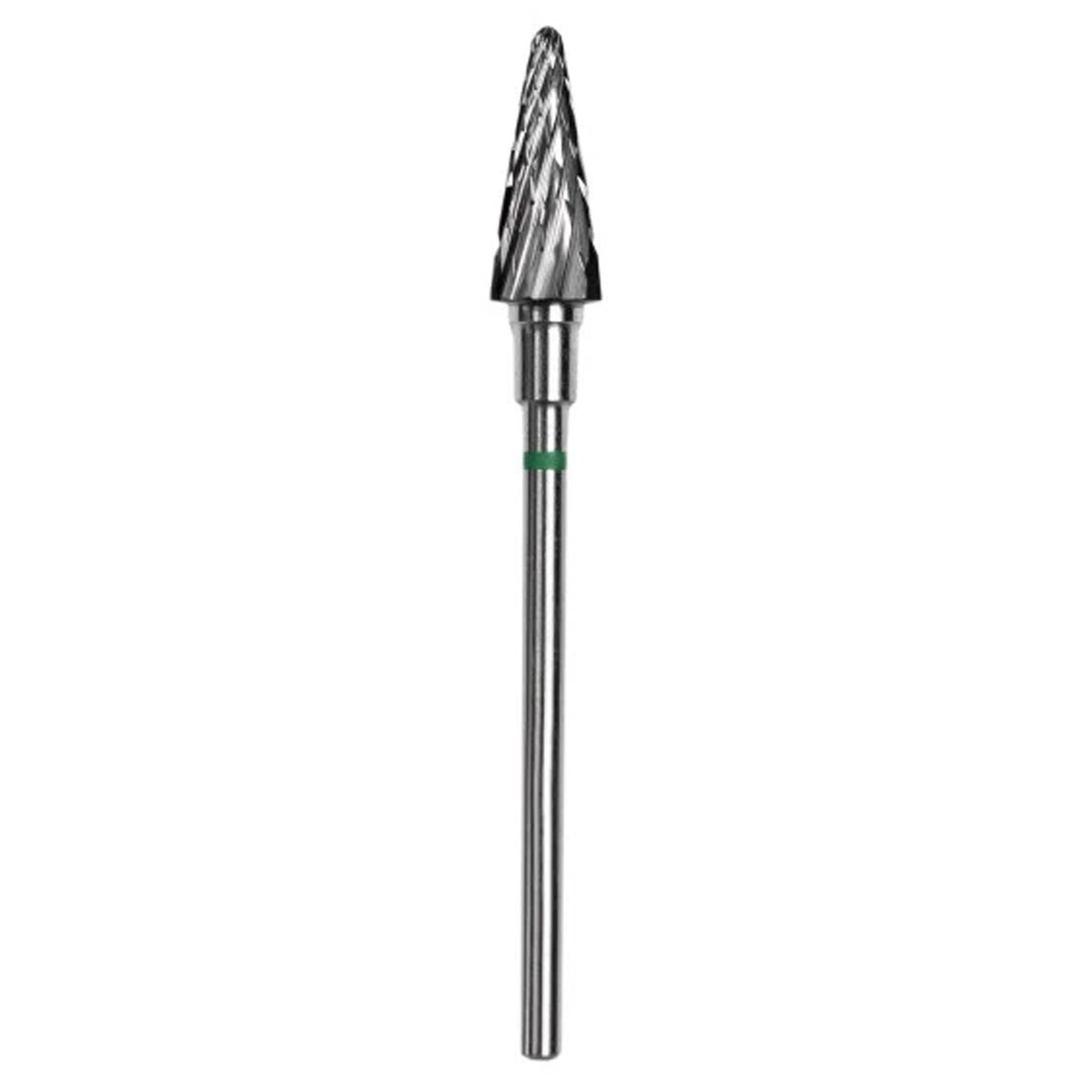 Staleks Pro Punta Fresa Carbide Cono Verde - 6mm