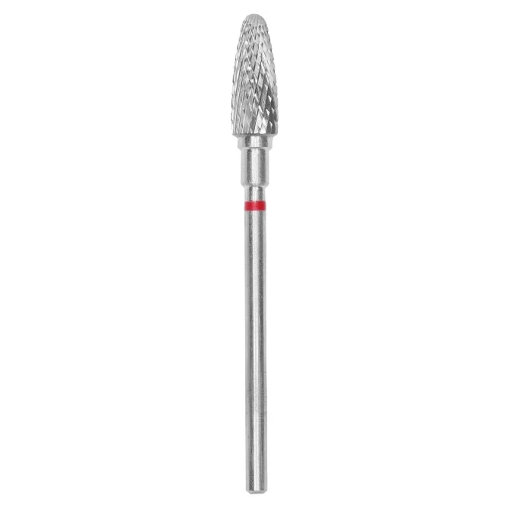 Staleks Pro Punta Fresa Carbide Conica Rosso - 5mm