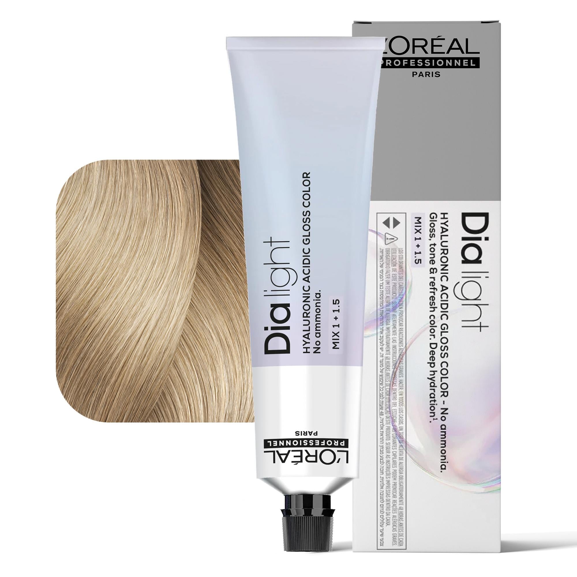 Loreal Dialight Tintura per Capelli Hyaluronic Acid Gloss Color 60ml - 10.32