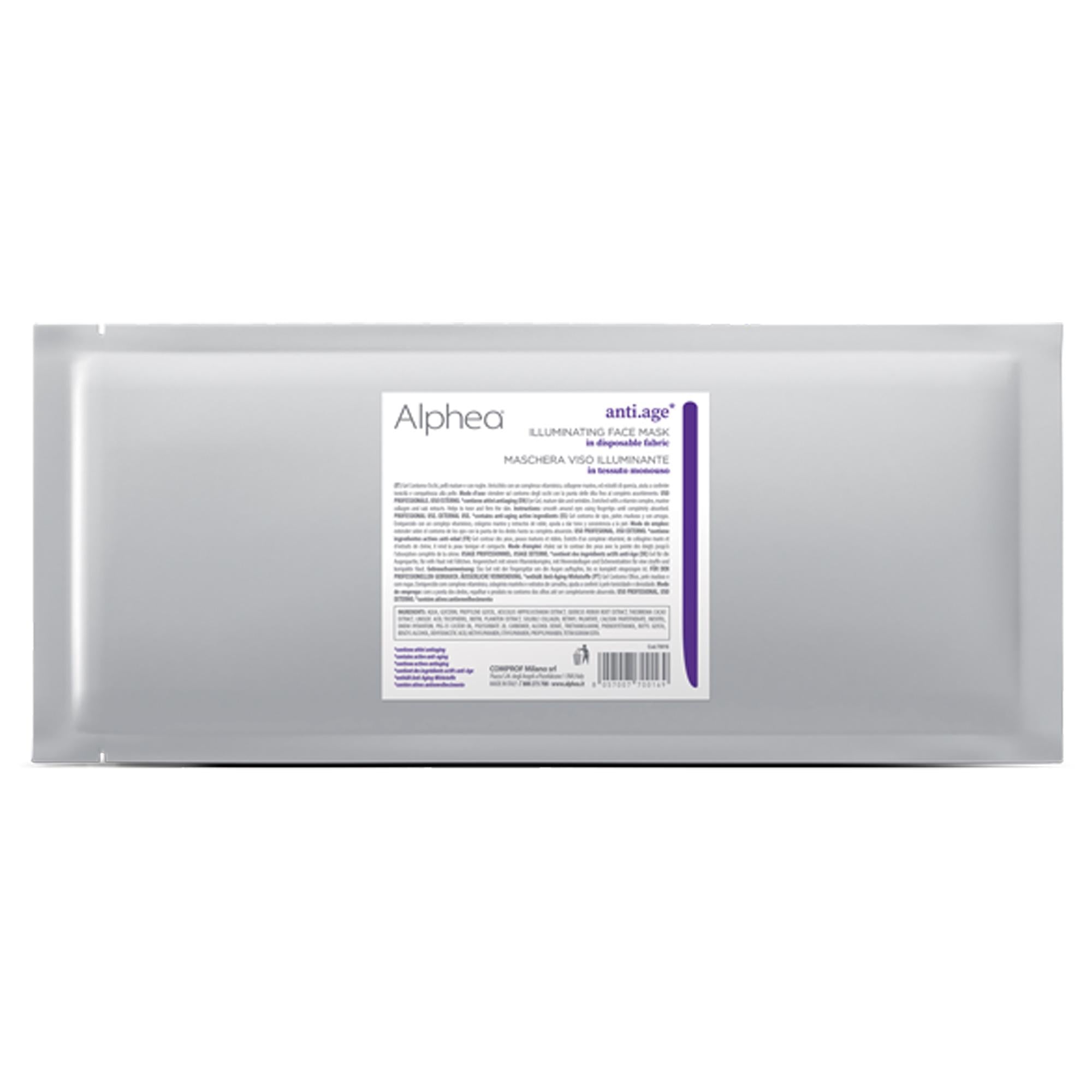 Alphea Anti Age Maschera Viso in Tessuto Illuminante