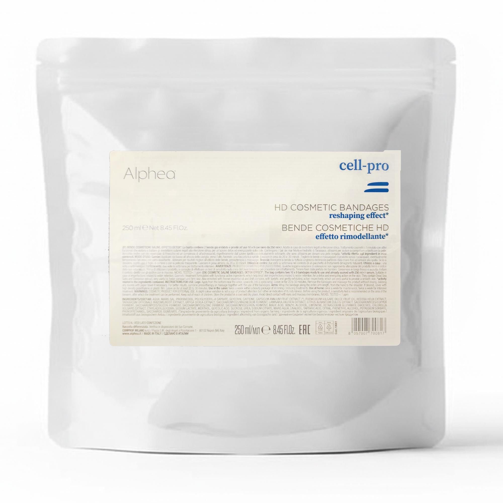 Alphea Cell Pro 2 Bende Cosmetiche HD Rimodellanti - 250ml