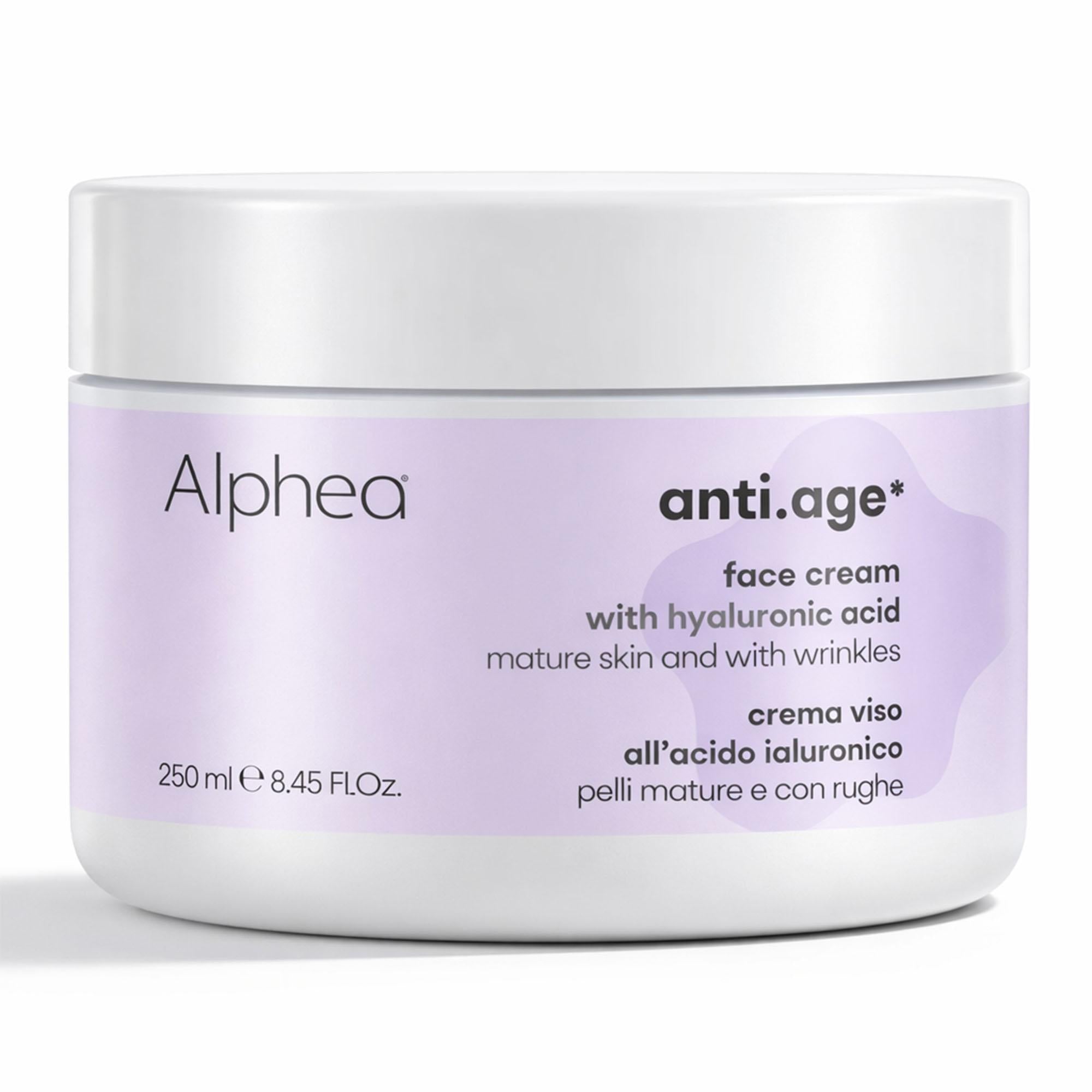 Alphea Anti Age Crema Viso Acido Ialuronico - 250ml