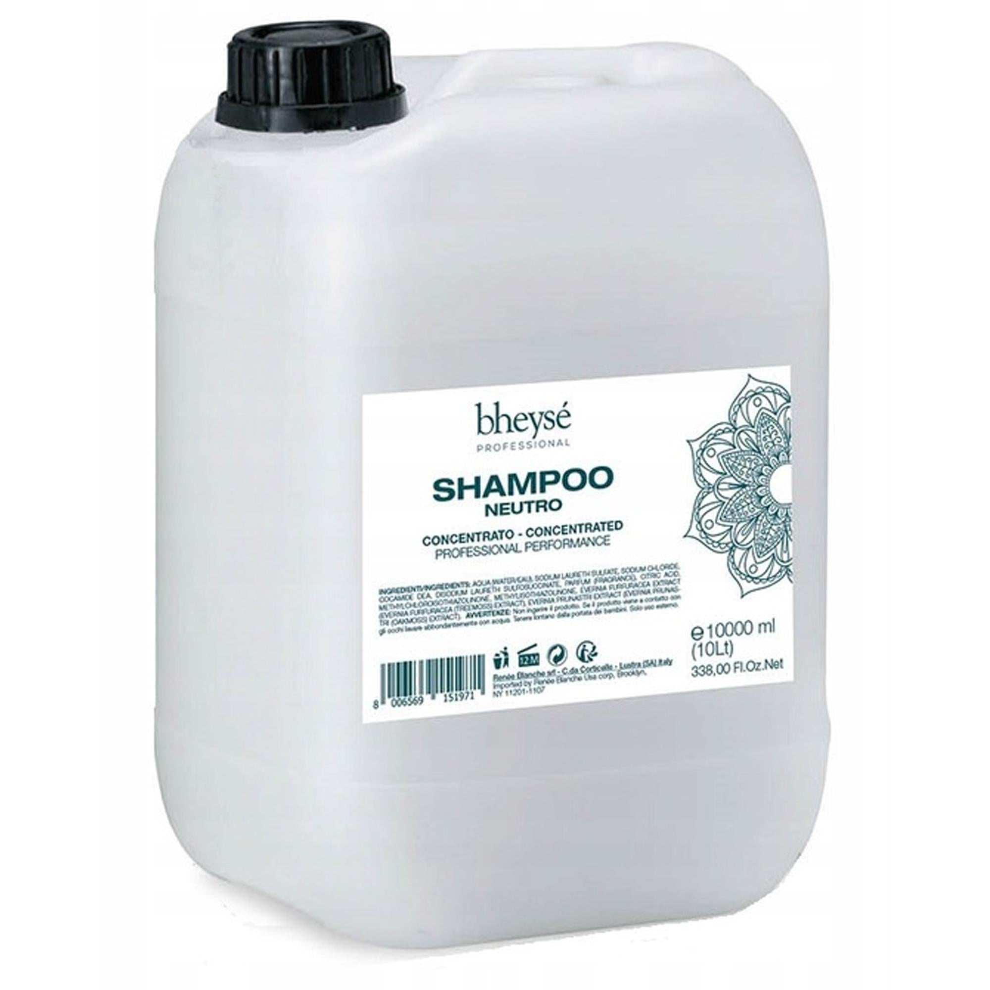Renee Blanche Bheyse Shampoo Neutro Tutti i Capelli - Tanica 10 Litri