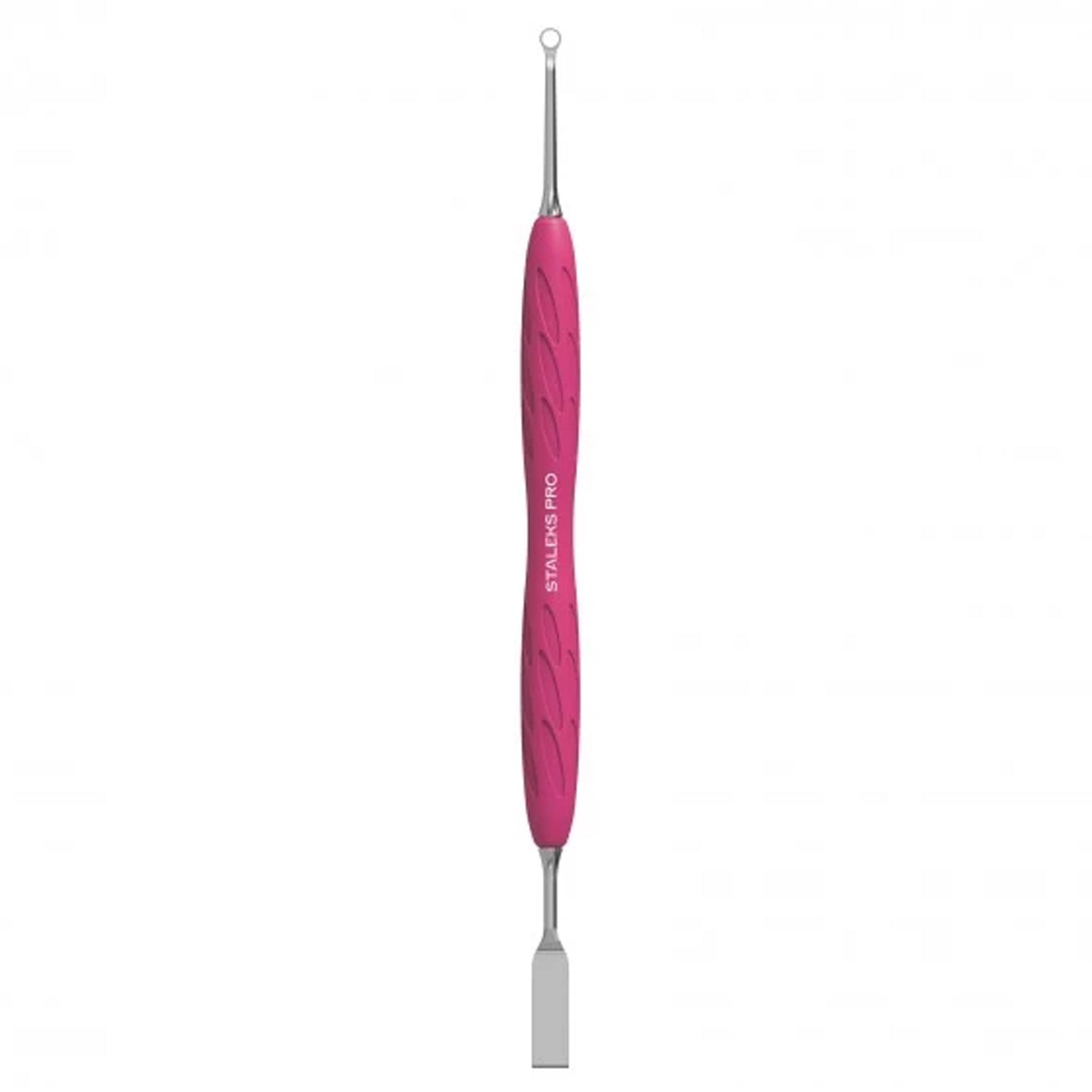 Staleks Pro Uniq 11 Spatola Doppia per Manicure con Manico in Silicone - Tipo 1