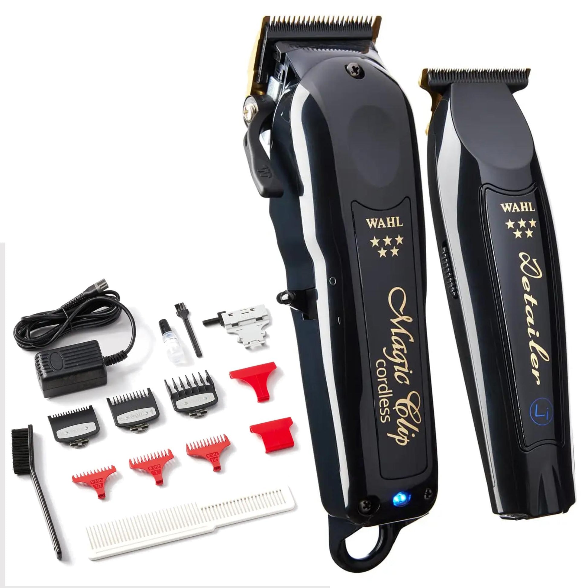 Wahl Set Barber Combo Tosatrice Magic Clip e Trimmer Cordless