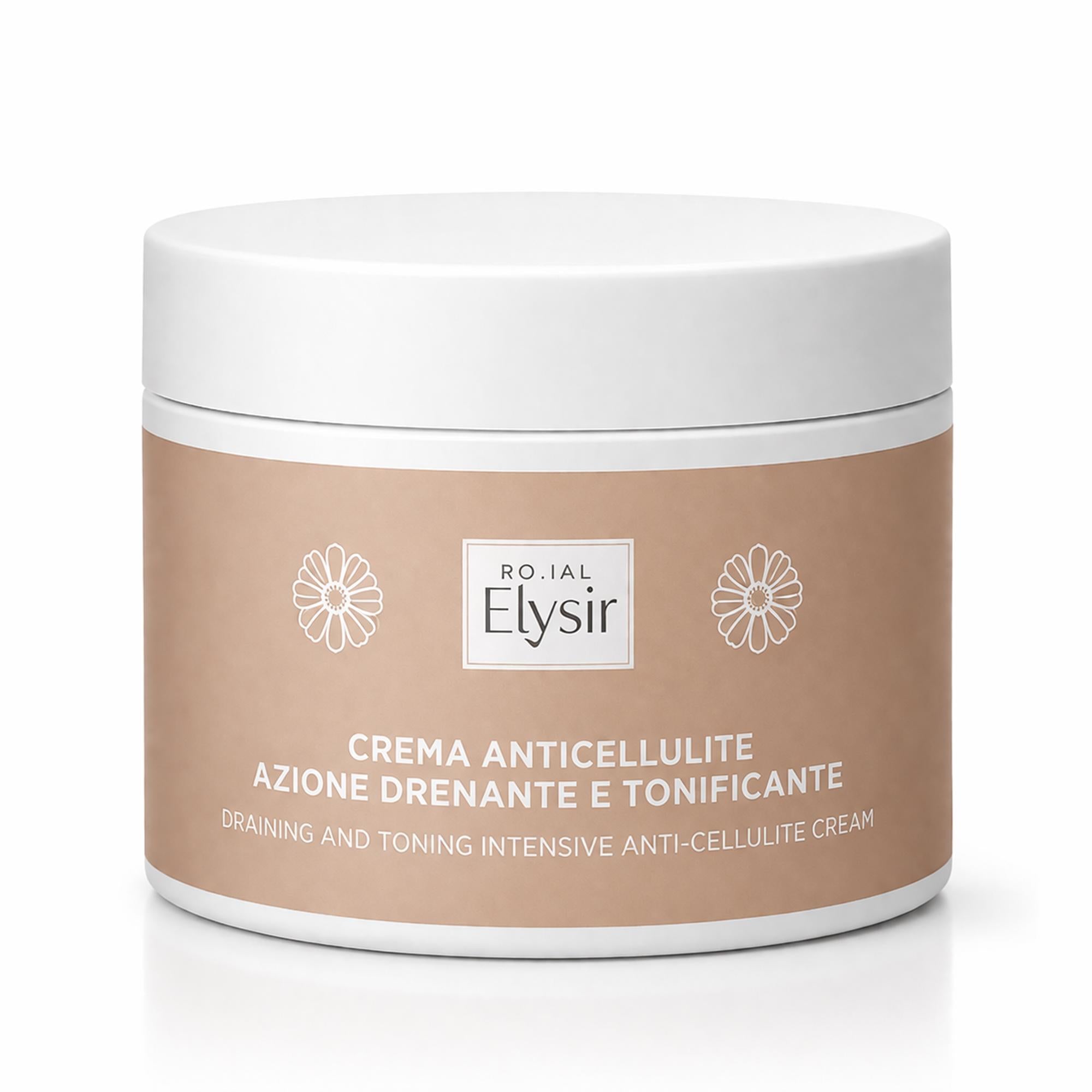 Roial Elysir Crema Anticellulite Azione Drenante e Tonificante - 500ml