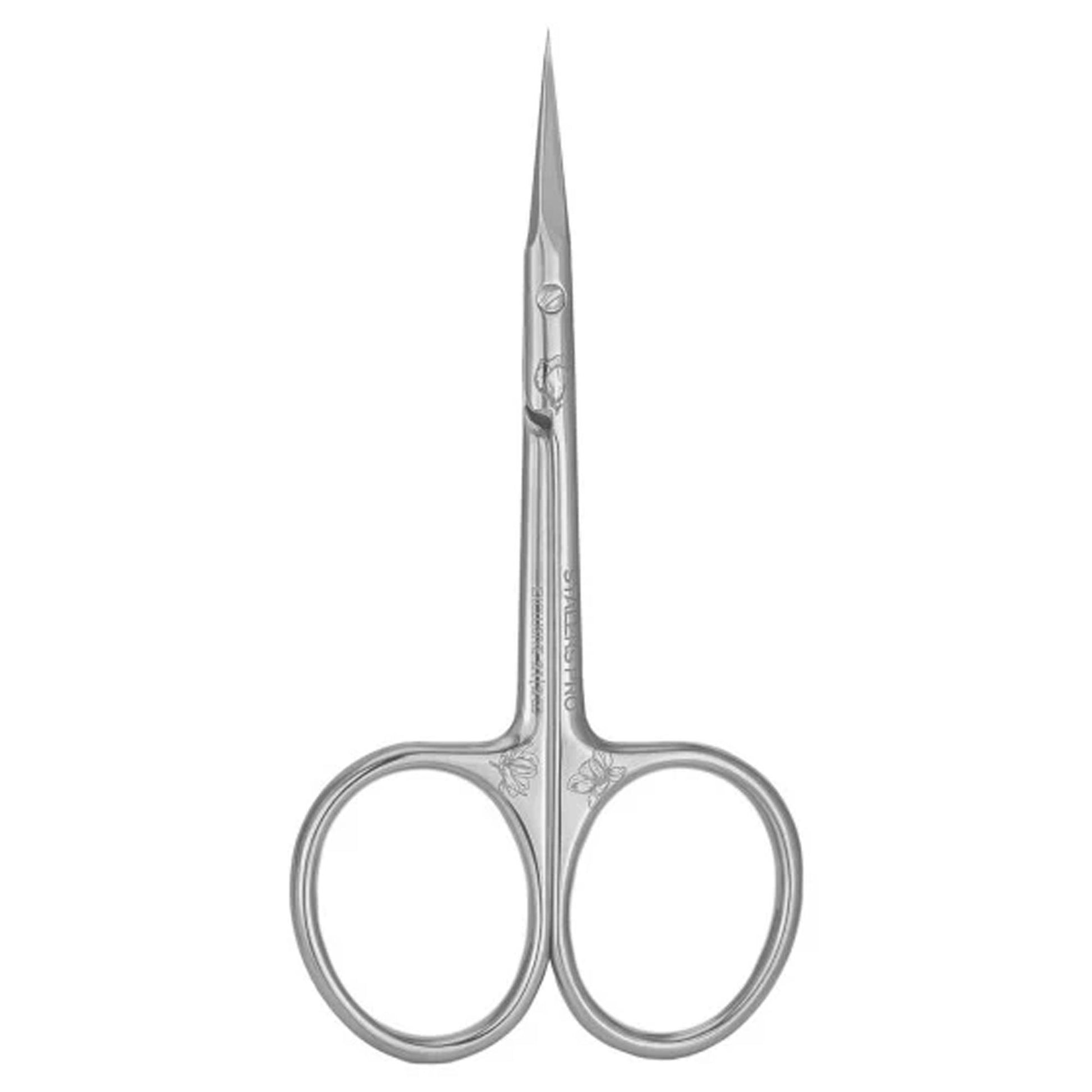 Staleks Pro Forbicina Professionale Magnolia Exclusive 21 Punta a Gancio per Cuticole - Tipo 2