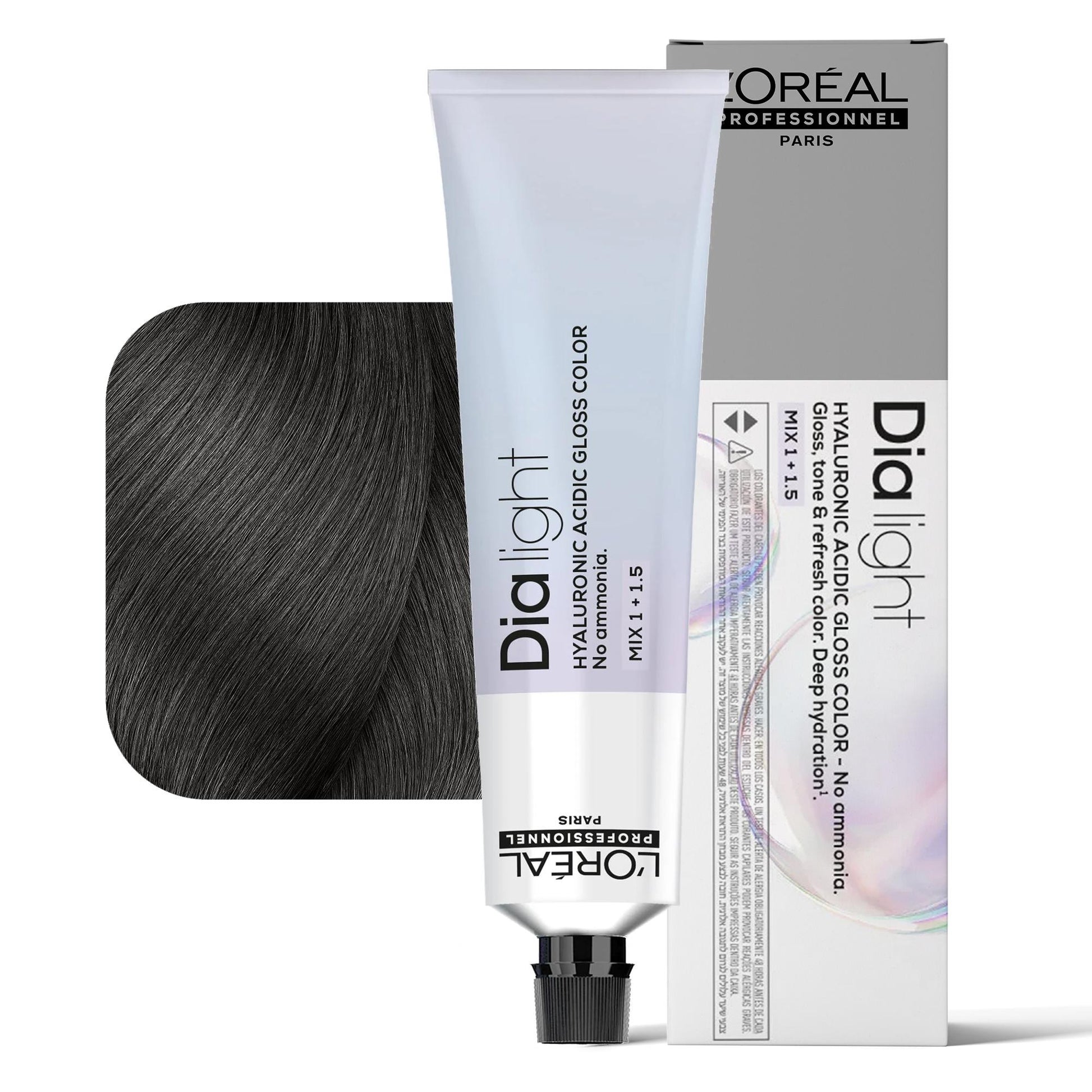 Loreal Dialight Tintura per Capelli Hyaluronic Acid Gloss Color 60ml - 6.1