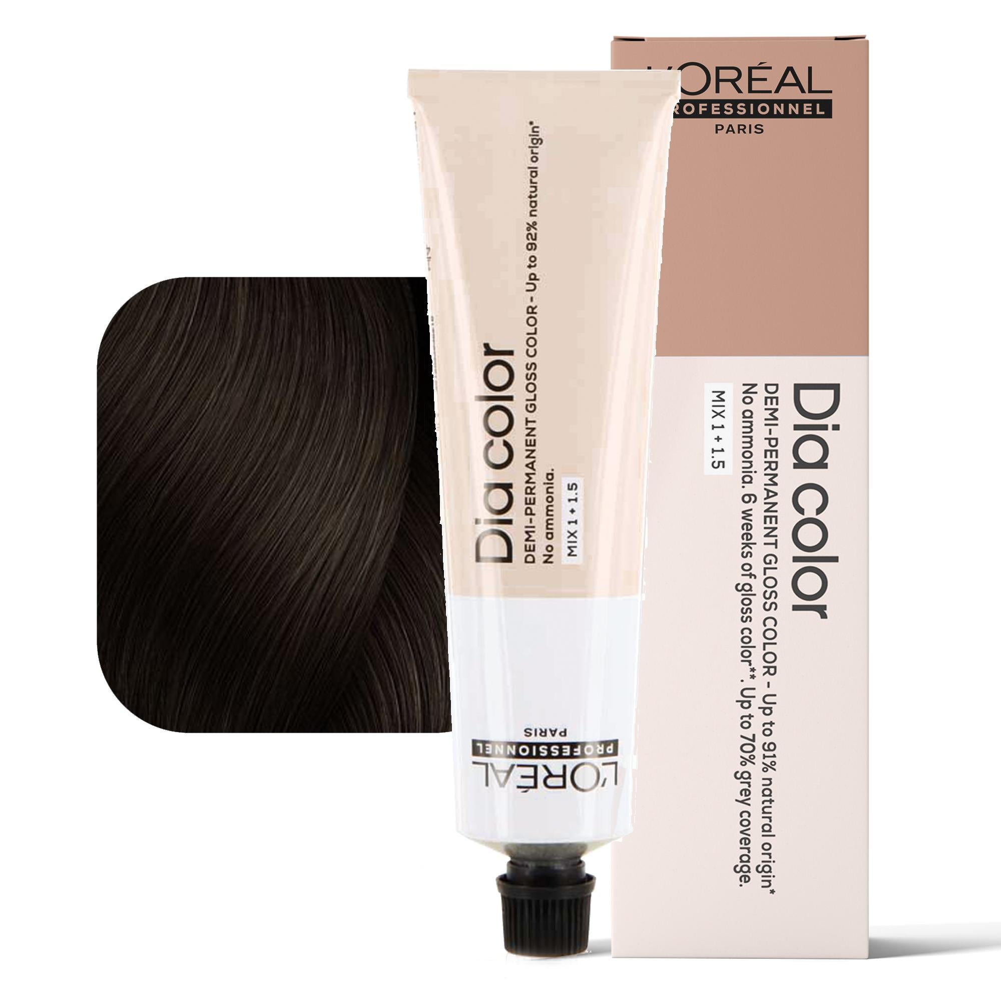 Loreal Dia Color Tintura per Capelli Gloss Demi-Permanente - 6.8