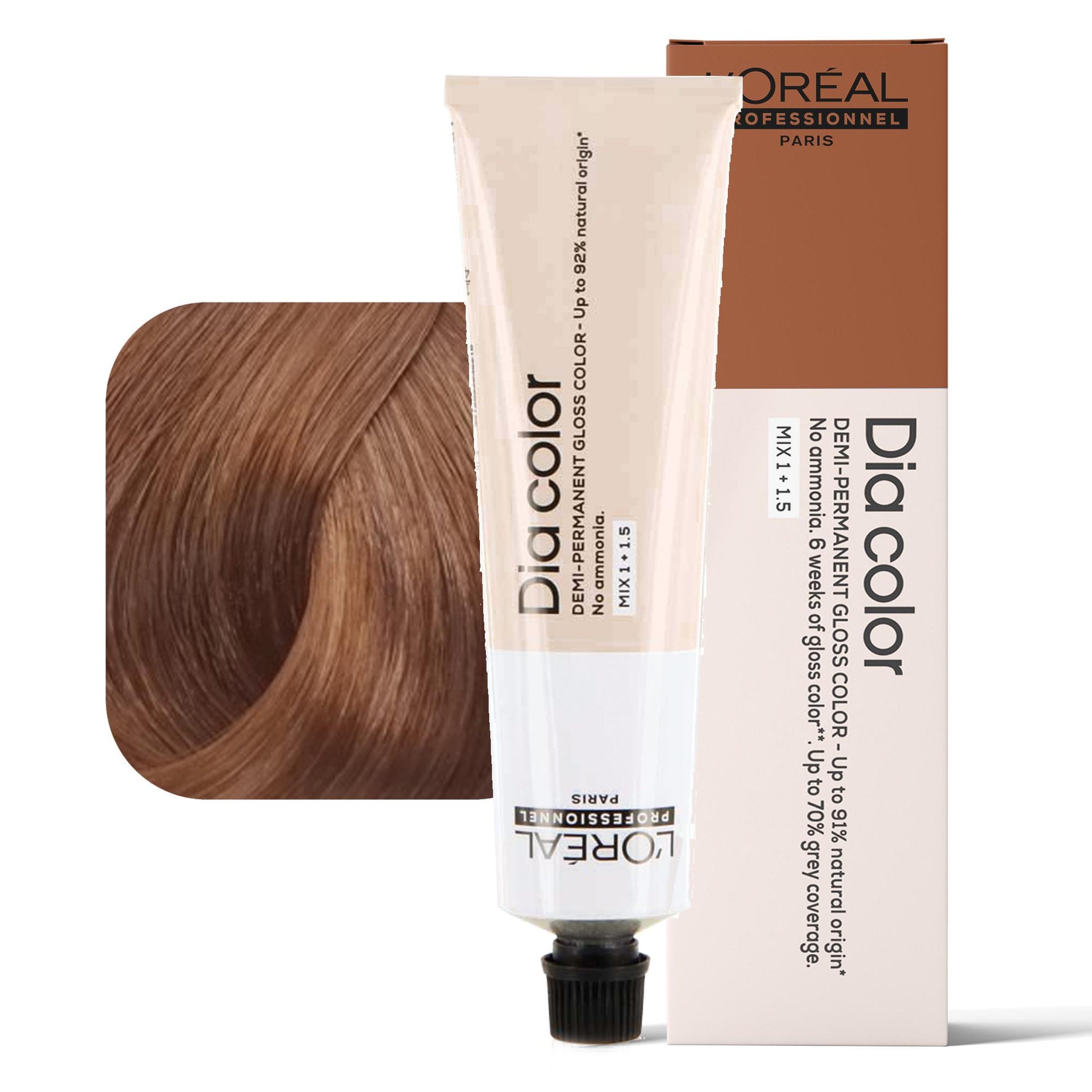 Loreal Dia Color Tintura per Capelli Gloss Demi-Permanente - 6.31