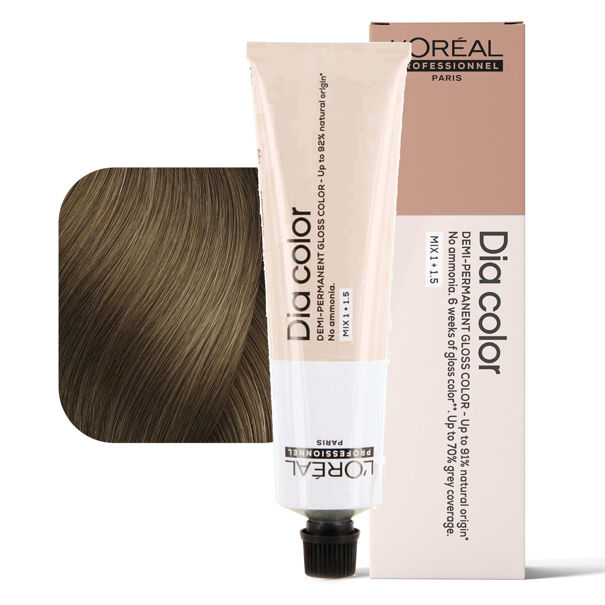 Loreal Dia Color Tintura per Capelli Gloss Demi-Permanente - 8.13