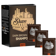 The Shave Factory Shampoo Colorante 10x25ml - Marrone Scuro