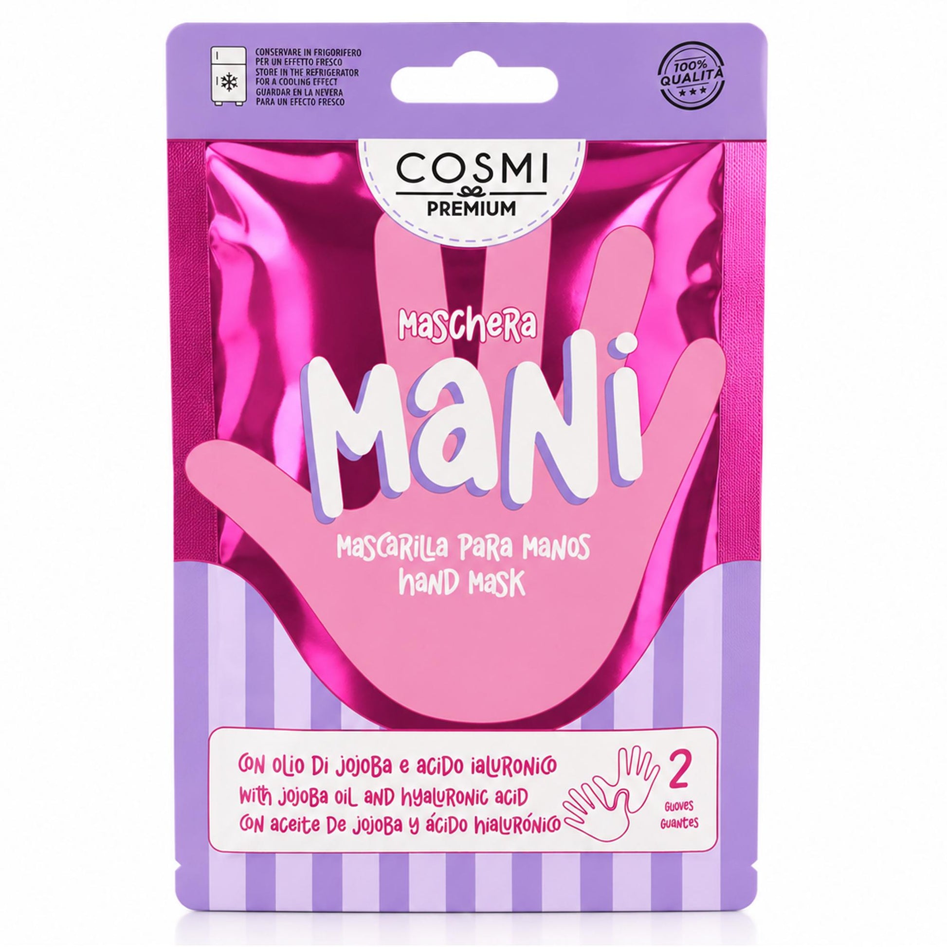 Cosmi Maschera Mani Idratante - Jojoba e Acido Ialuronico
