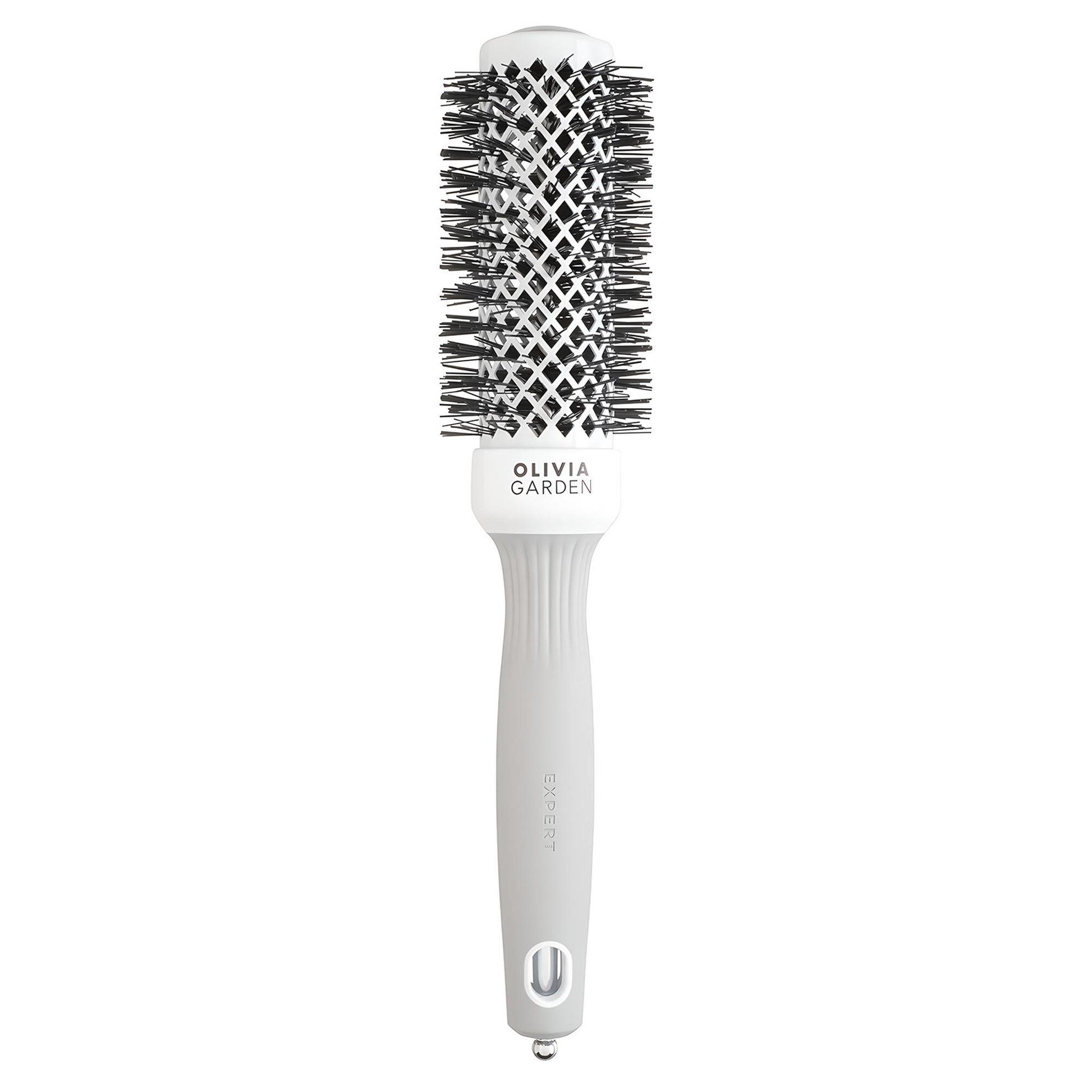 Olivia Garden Expert Spazzola Blowout Shine White - 35mm