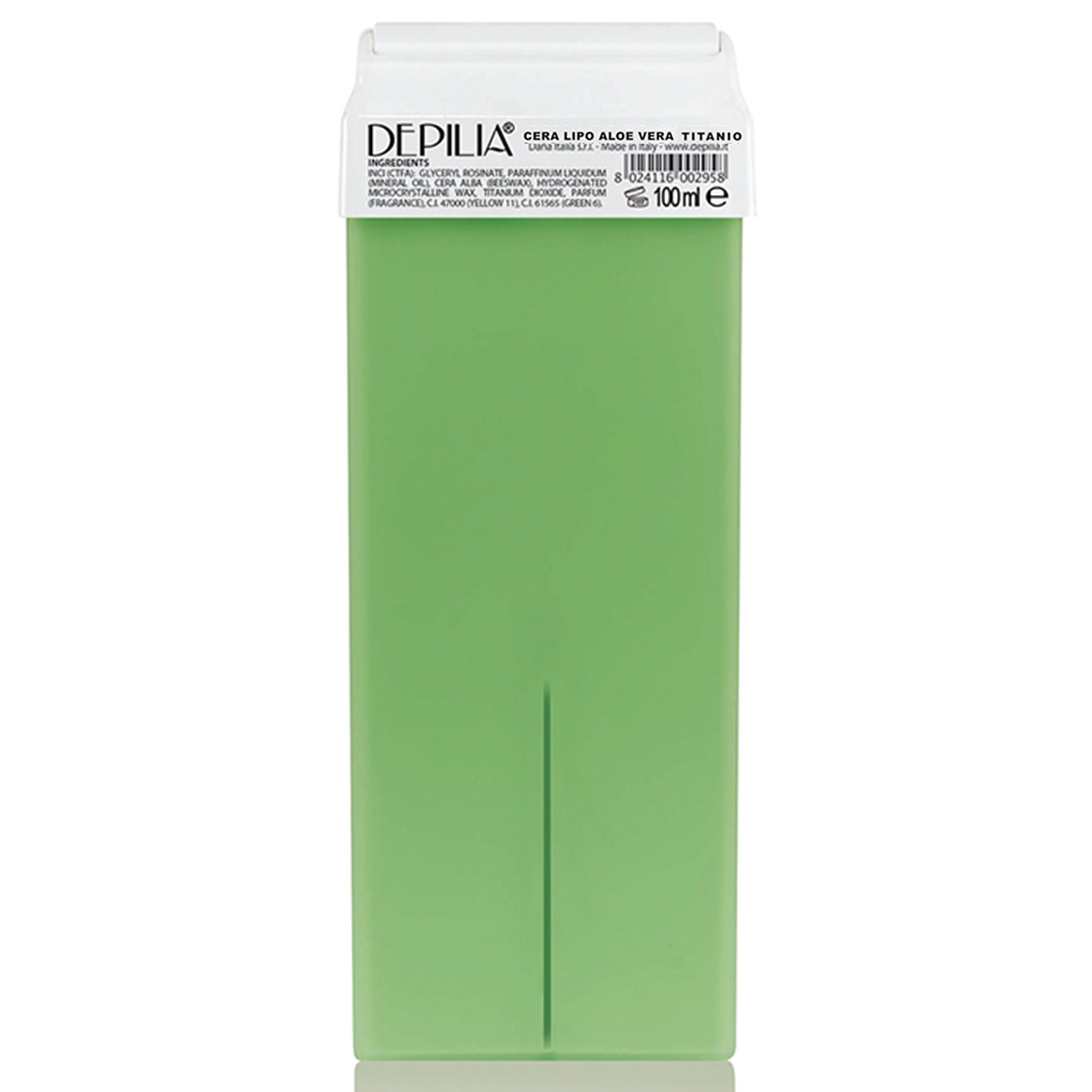 Depilia Rullo Cera Epilatoria Liposolubile 100ml - Aloe Vera Titanio