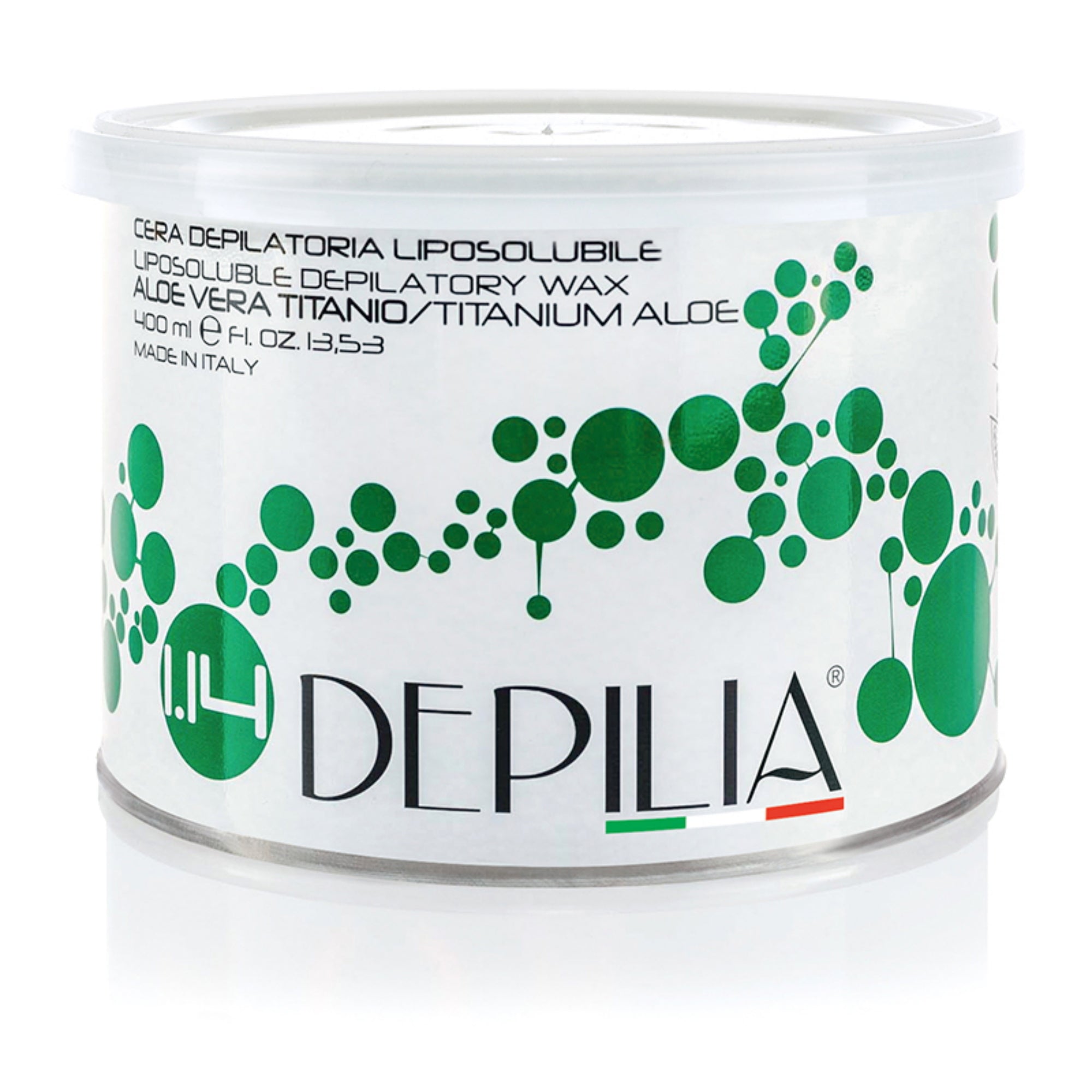 Depilia Cera Epilatoria Liposolubile 400ml - Aloe Vera Titanio