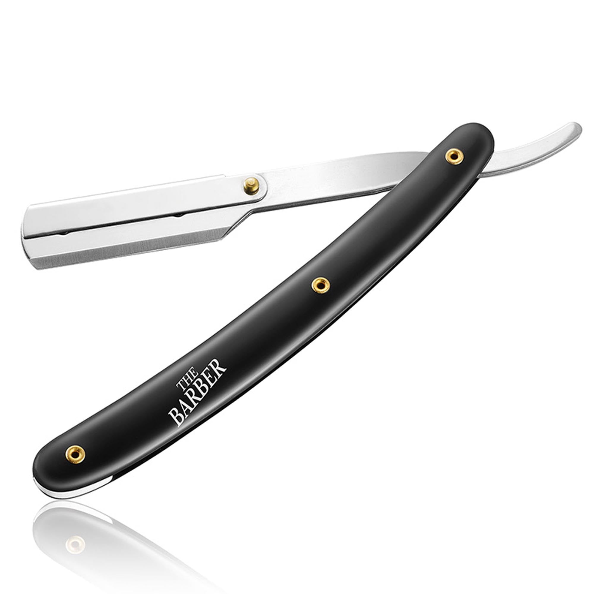 The Barber English Black Rasoio Mezza Lama Intercambiabile