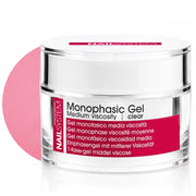 Nail System Gel Ricostruzione Monofasico Media Viscosità 30ml - Milky Pink