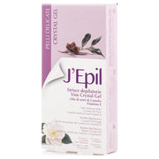 J'Epil Strisce Depilatorie Viso Crystal Gel con Camelia - 20pz
