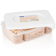 Xanitalia Premium Spatole Stendicera Abbassalingua in Legno Misti - 300pz