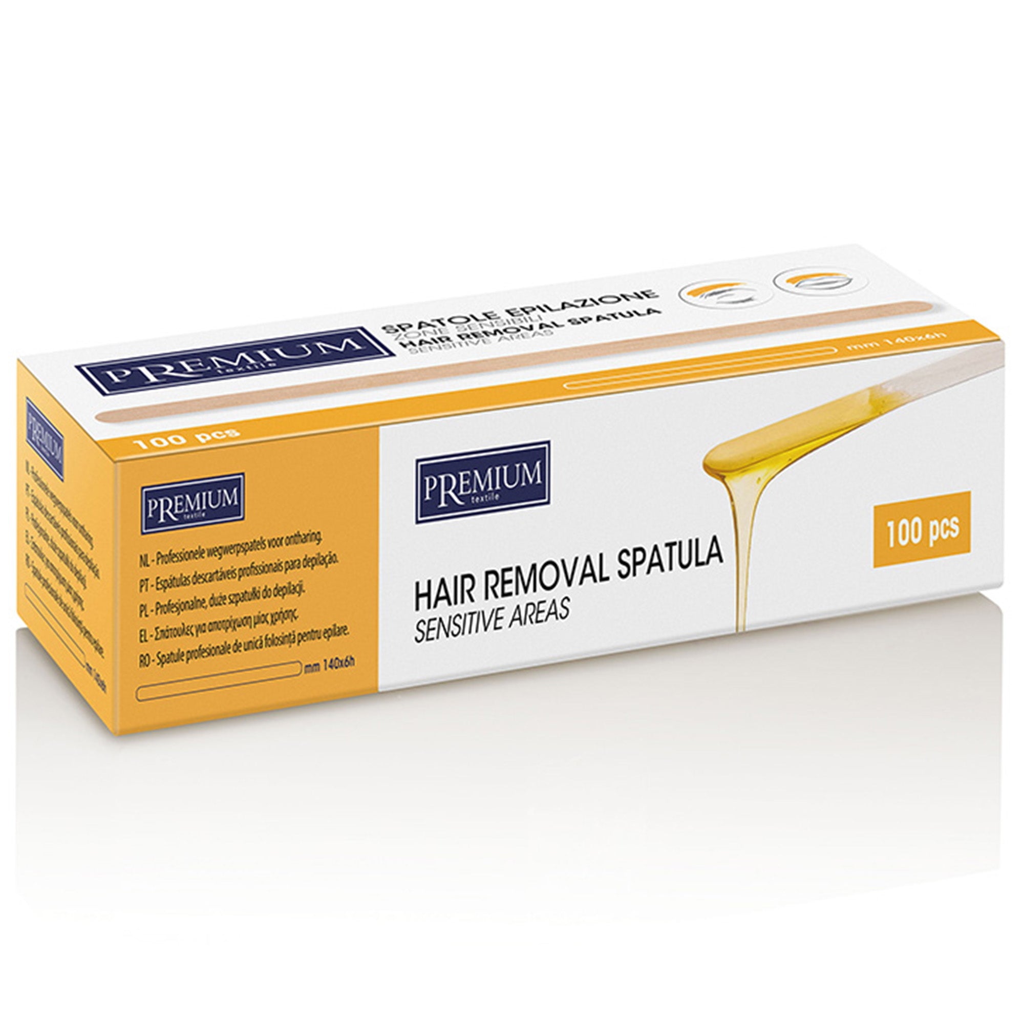 Xanitalia Premium Spatole Stendicera Abbassalingua in Legno 14cm - 100pz